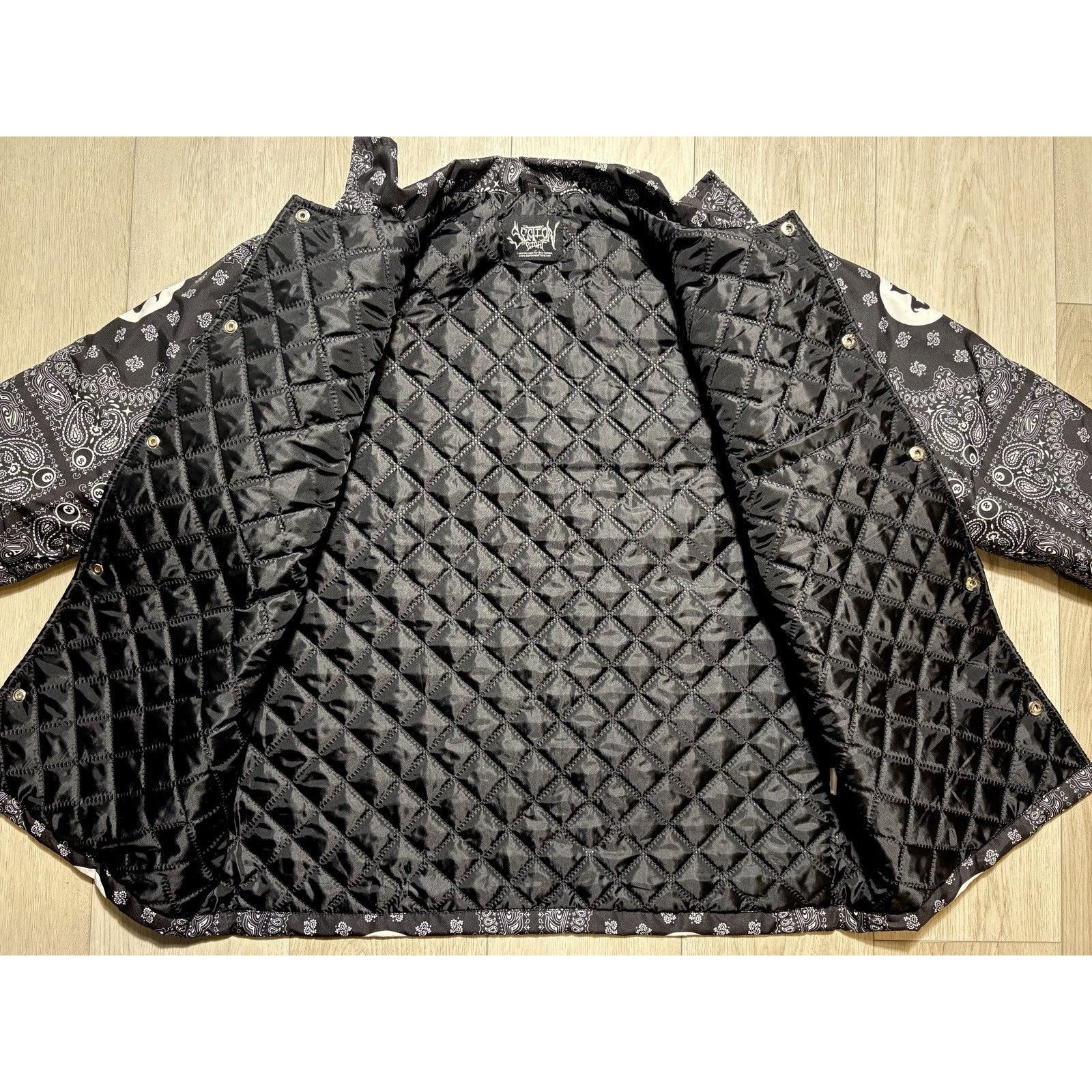 Section 8 Section Eight Y2K Paisley Bandana Streetwear Jacket Large Size US L / EU 52-54 / 3 - 4 Thumbnail