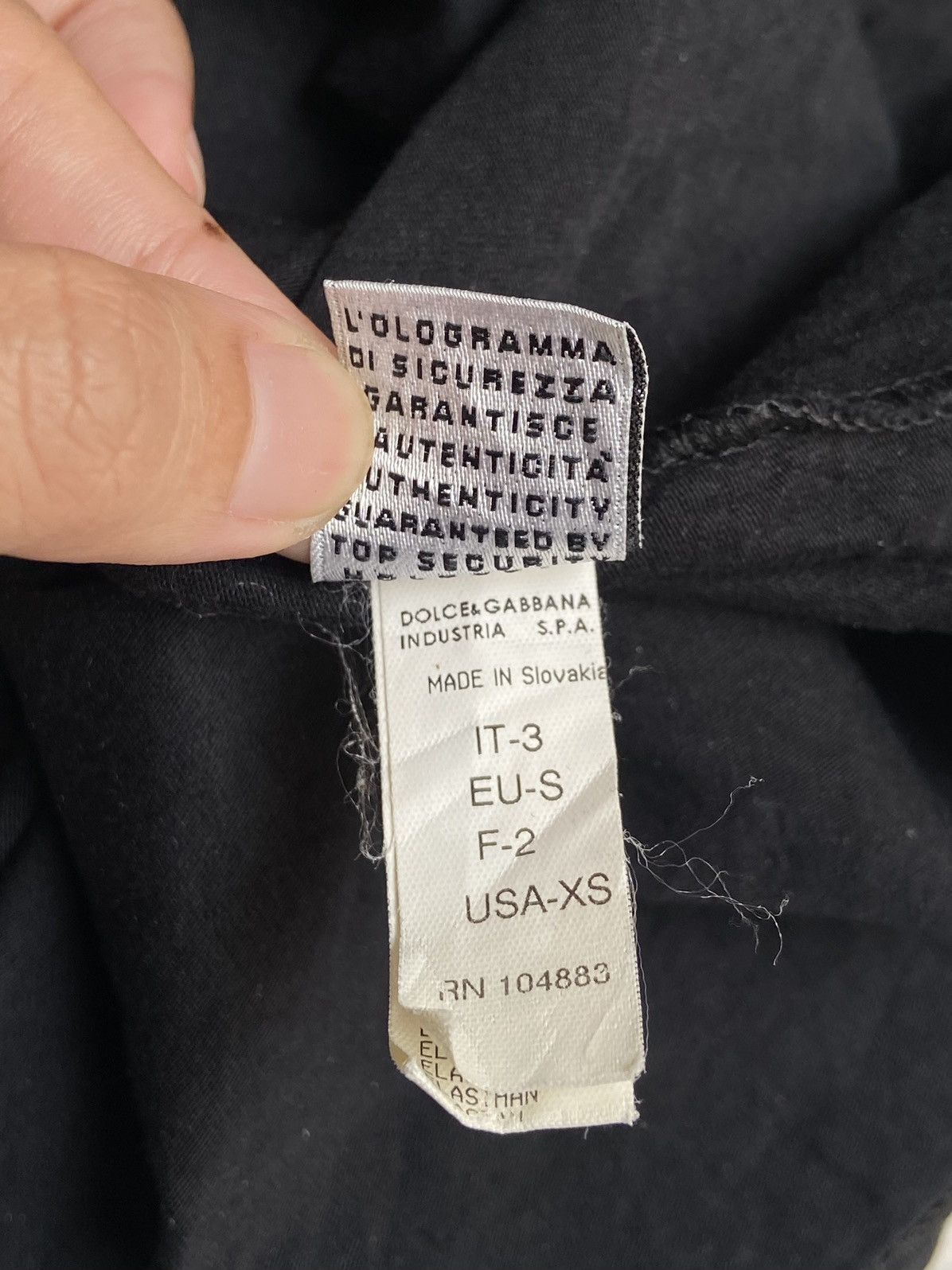 Dolce & Gabbana DOLCE & GABBANA Black T-shirt Size US XS / EU 42 / 0 - 14 Thumbnail