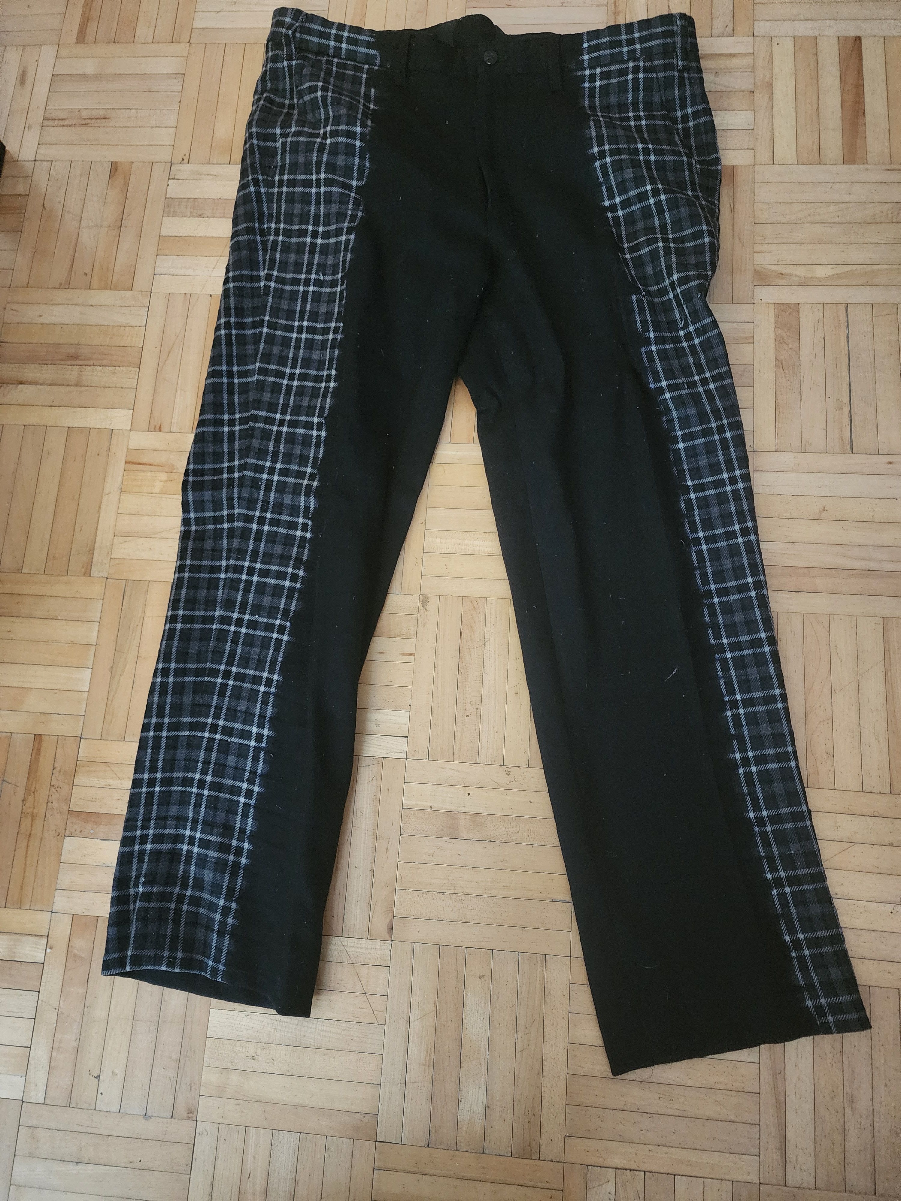 Issey Miyake FADEOUT WOOL PLAID SUIT Size 40R - 6 Thumbnail