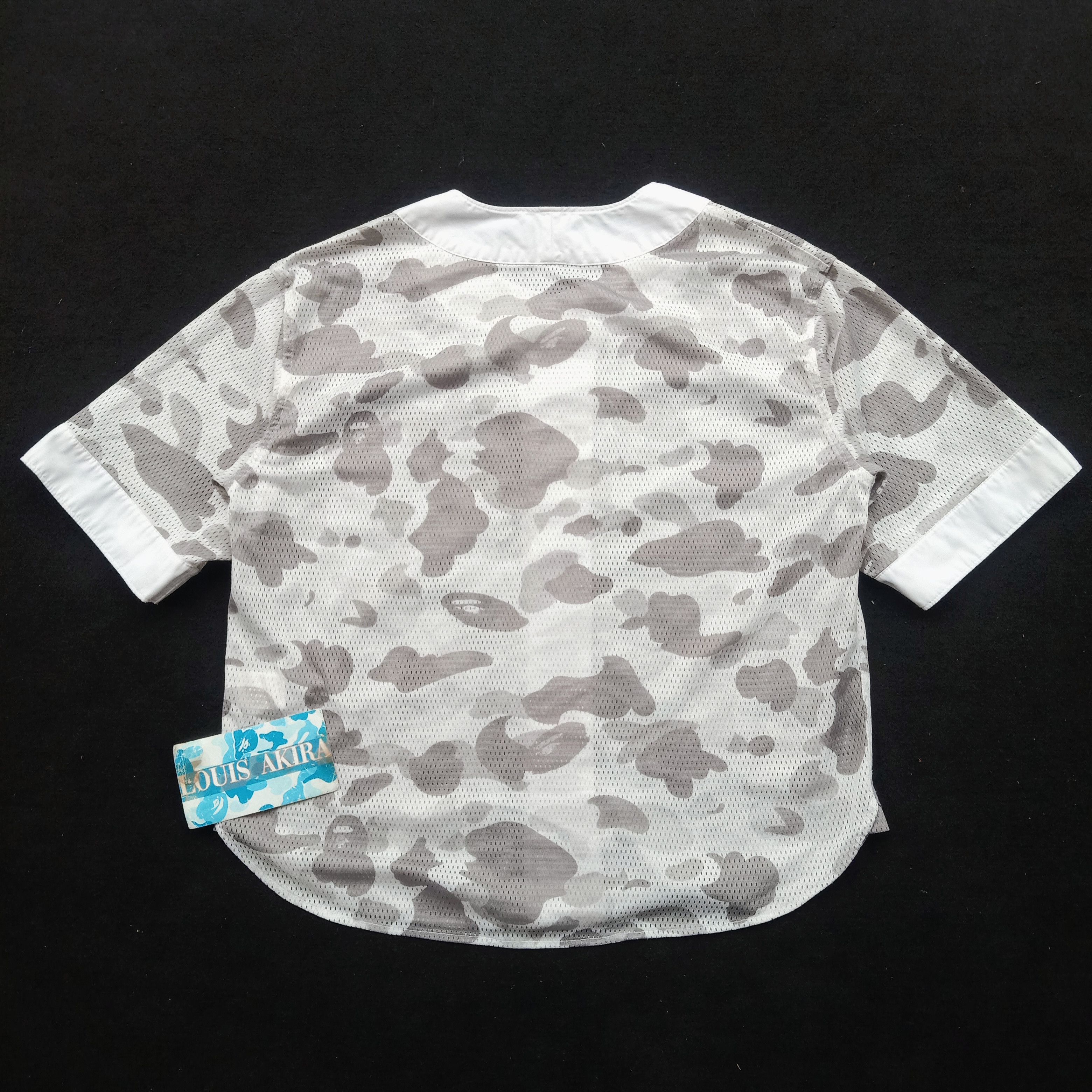 Bape Color Camo Mesh Baseball Shirt Size US L / EU 52-54 / 3 - 4 Thumbnail