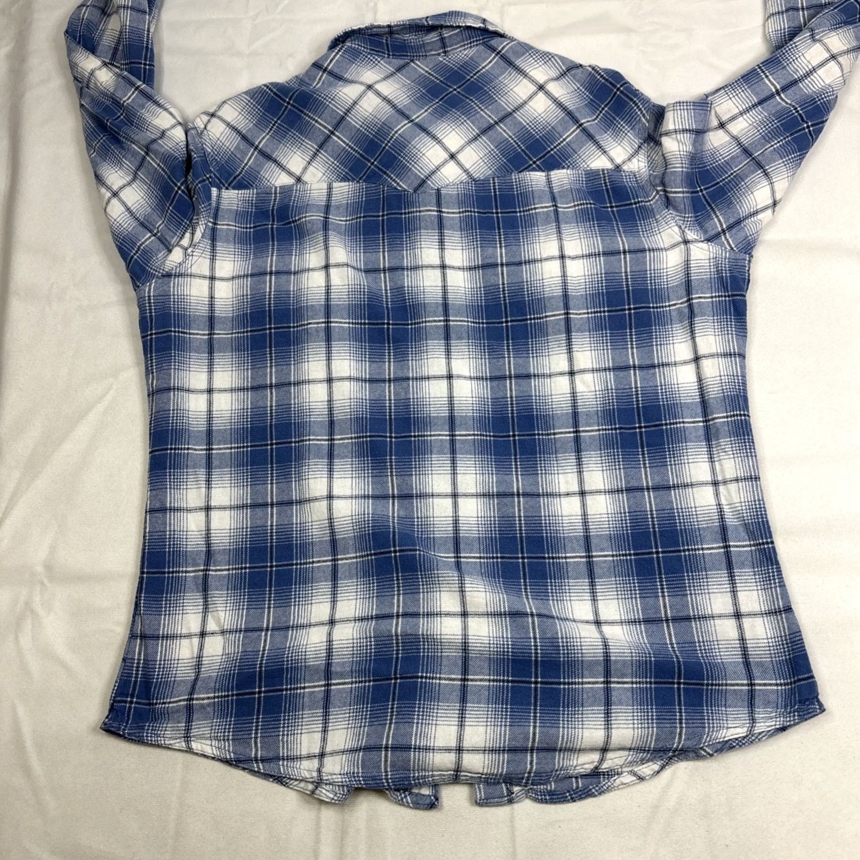 Wrangler VINTAGE Wrangler Workwear Plaid Pearl Snap Men’s Large Long Sleeve Blue Mens L Regular Button-Up Shirt Workwear Size US L / EU 52-54 / 3 - 5 Thumbnail