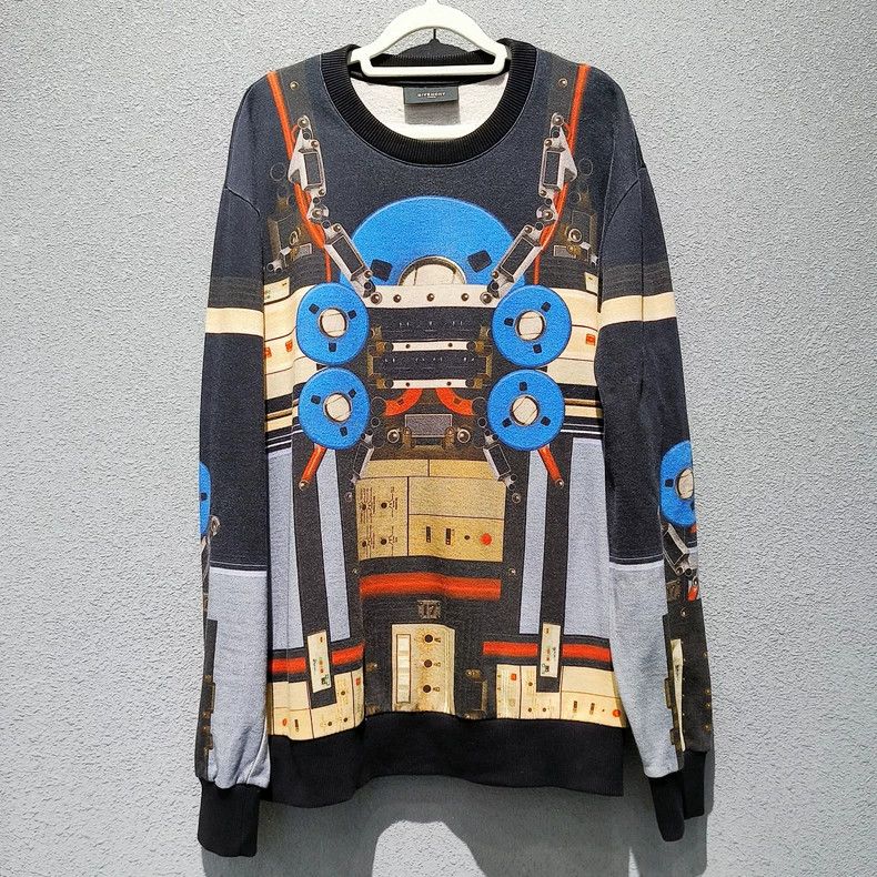 Givenchy Givenchy Design robot series sweatshirt Size US XS / EU 42 / 0 - 1 Thumbnail