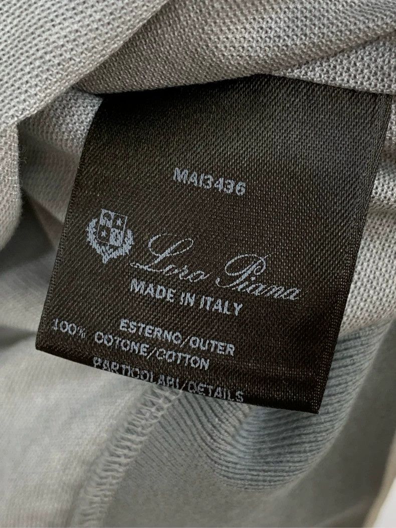Loro Piana LORO PIANA Solid short-sleeved Polo shirt Size US S / EU 44-46 / 1 - 4 Thumbnail