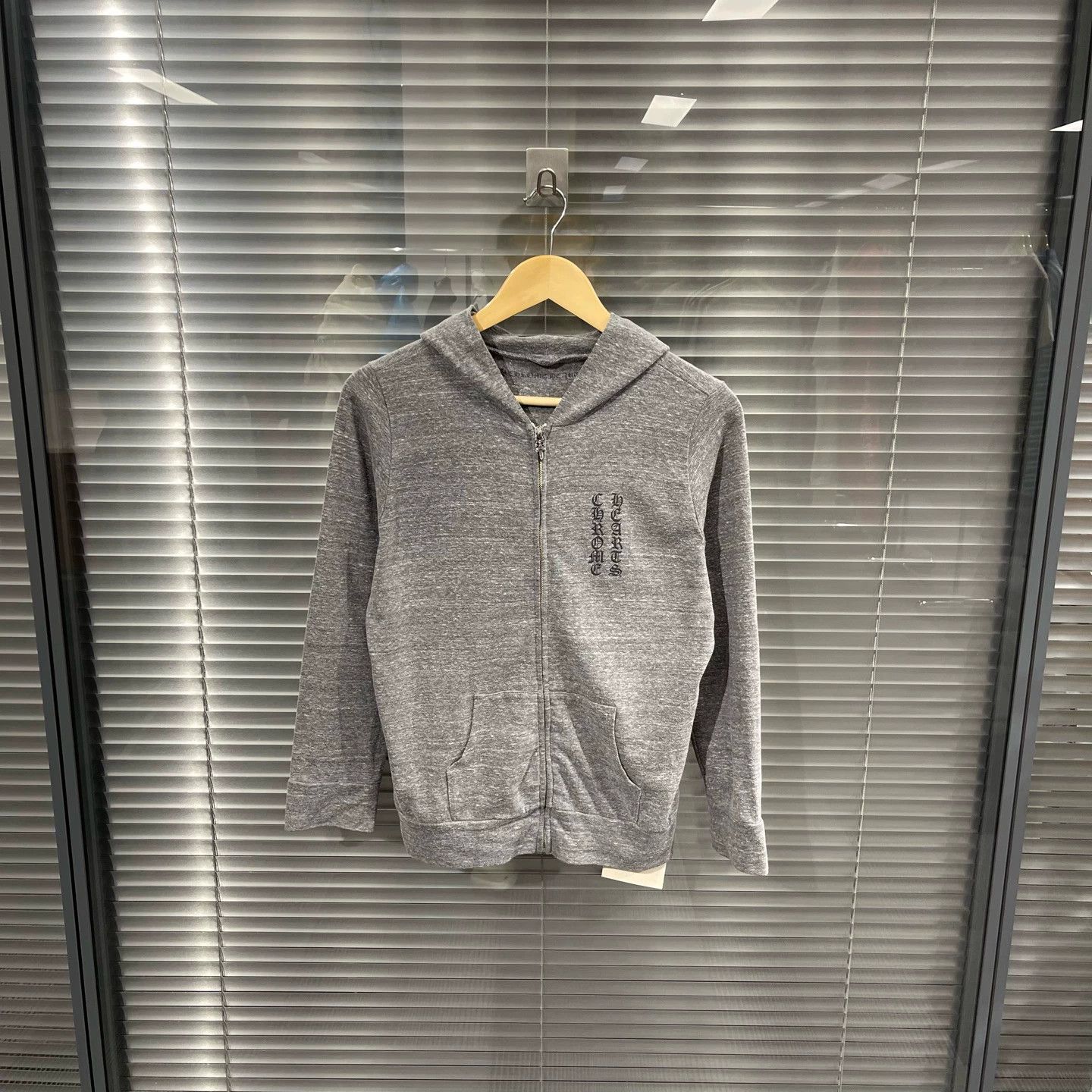 Chrome Hearts CH Gray Meteor Sword Sanskrit Zip Jacket S 99New Size S / US 4 / IT 40 - 1 Thumbnail