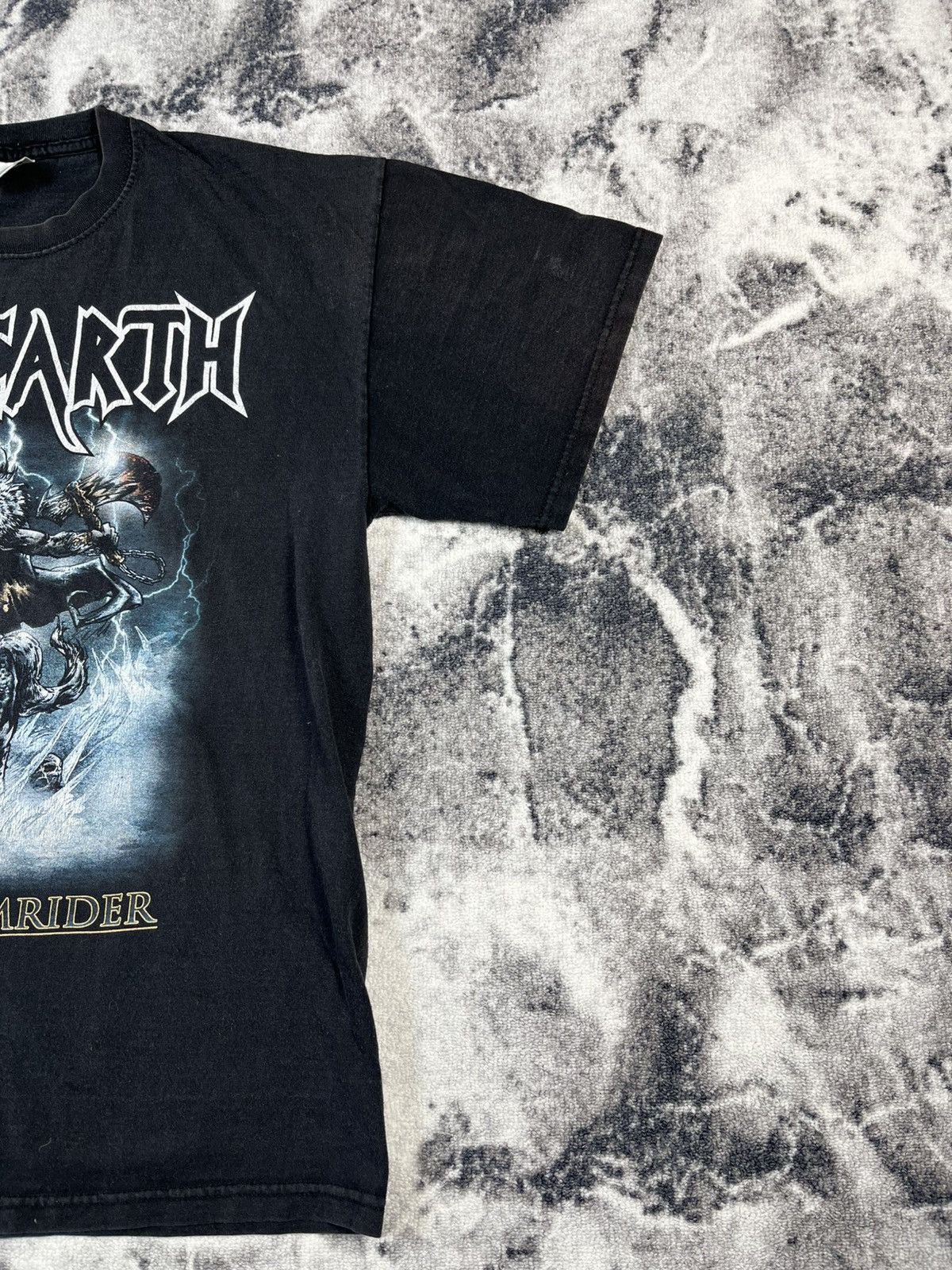 Band Tees Iced Earth Night of the Stormrider Band Tee Faded Vintage Size US XL / EU 56 / 4 - 3 Thumbnail
