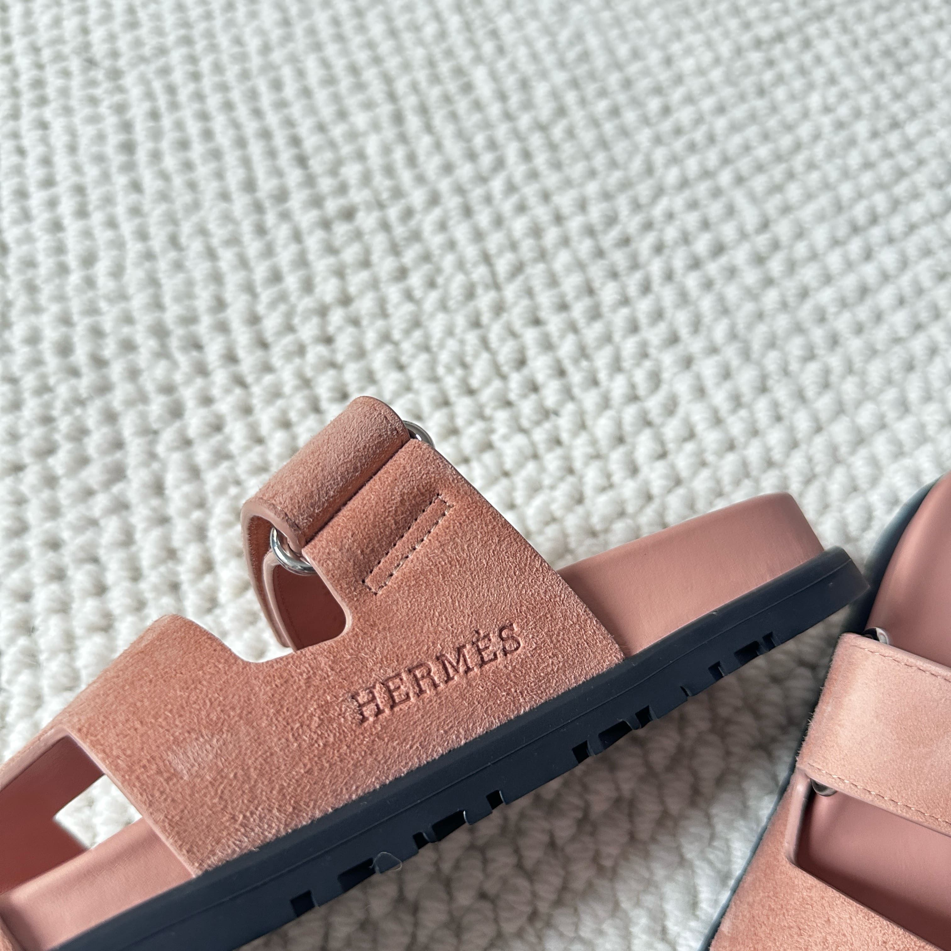 Hermes Hermes Chypre Sandal Suede Size US 6 / IT 36 - 3 Thumbnail