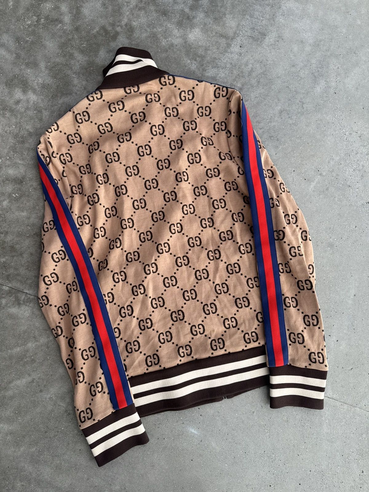 Gucci Gucci jacquard technical knit jacket designer monogram hype Size US M / EU 48-50 / 2 - 6 Thumbnail