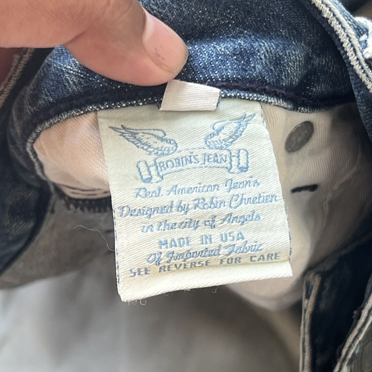 Robins Jeans “VINTAGE” ROBINS JEAN STUDDED POCKET DENIM JEANS Size US 40 / EU 56 - 14 Thumbnail