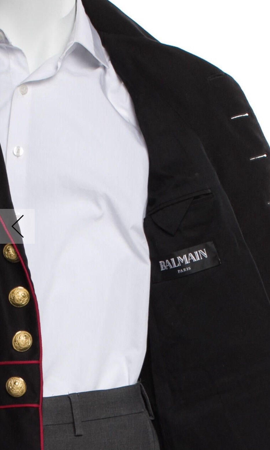 Balmain Vintage Balmain Officer Jacket Size 48R - 4 Thumbnail