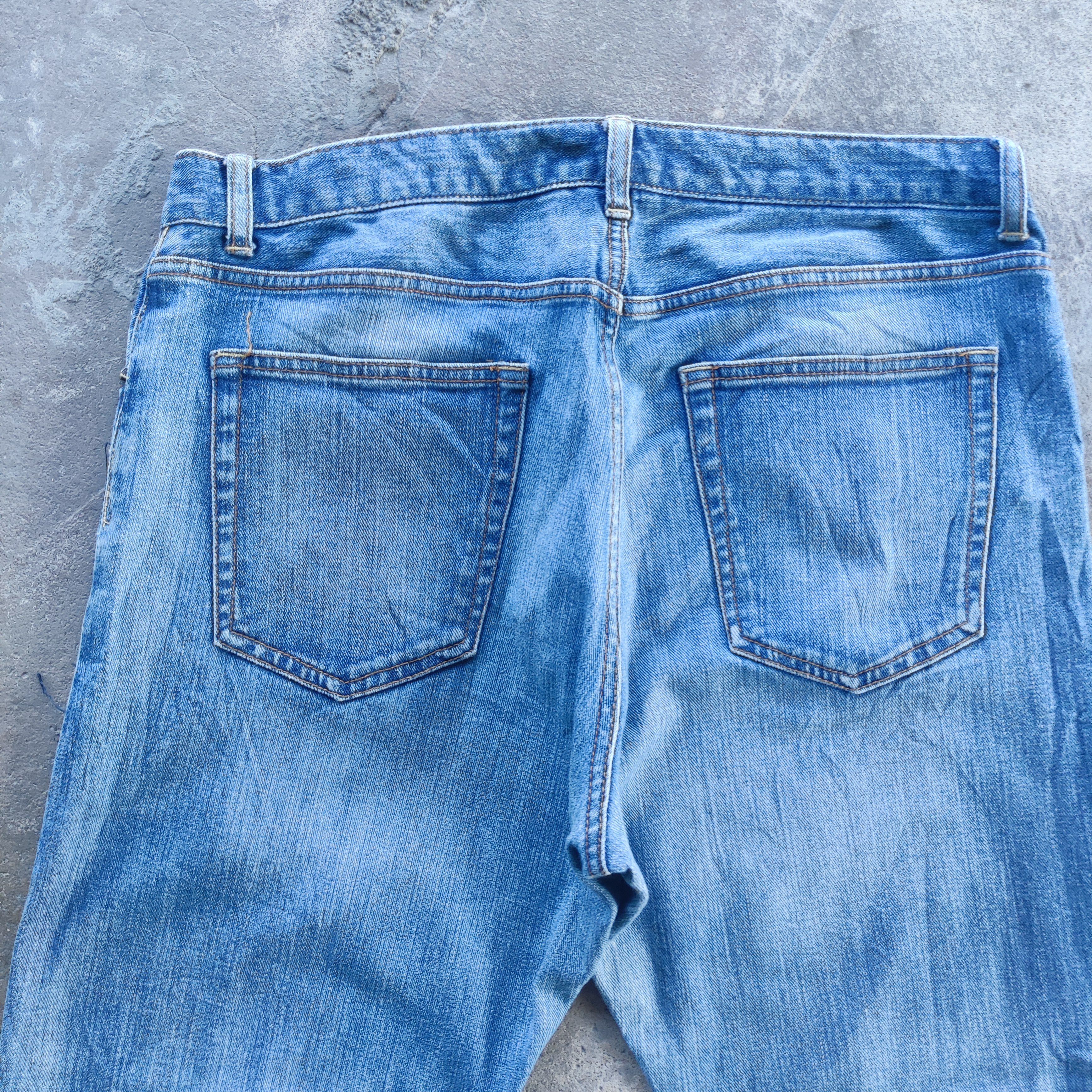 Japanese Brand Vintage Japanese Brand Jeans Ripped Faded Pants Size US 35 - 8 Thumbnail