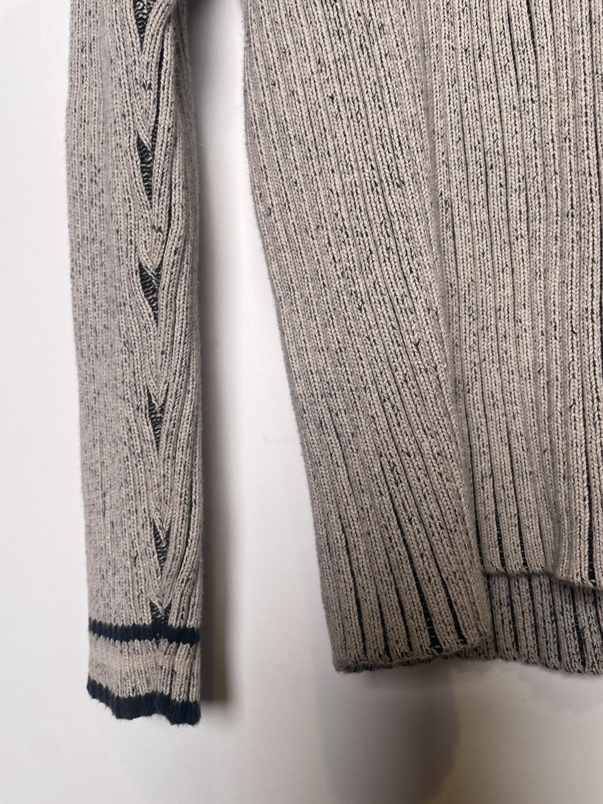 Other Retro Ribbed Stripe Knit Sweater – Profilo Classics S Size US XS / EU 42 / 0 - 7 Thumbnail