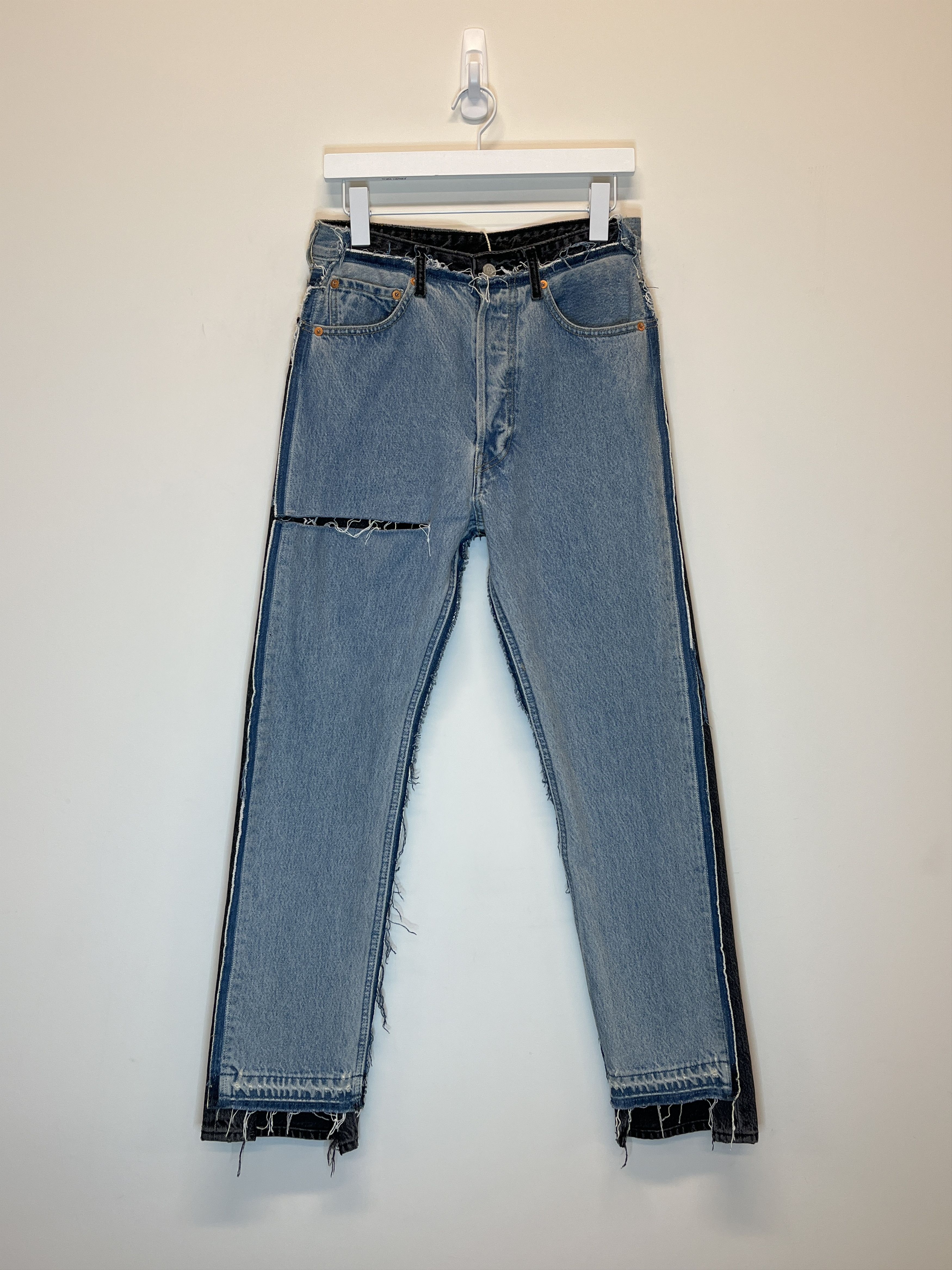 Vetements Vetements SS19 Split Denim Size 28" / US 6 / IT 42 - 1 Thumbnail