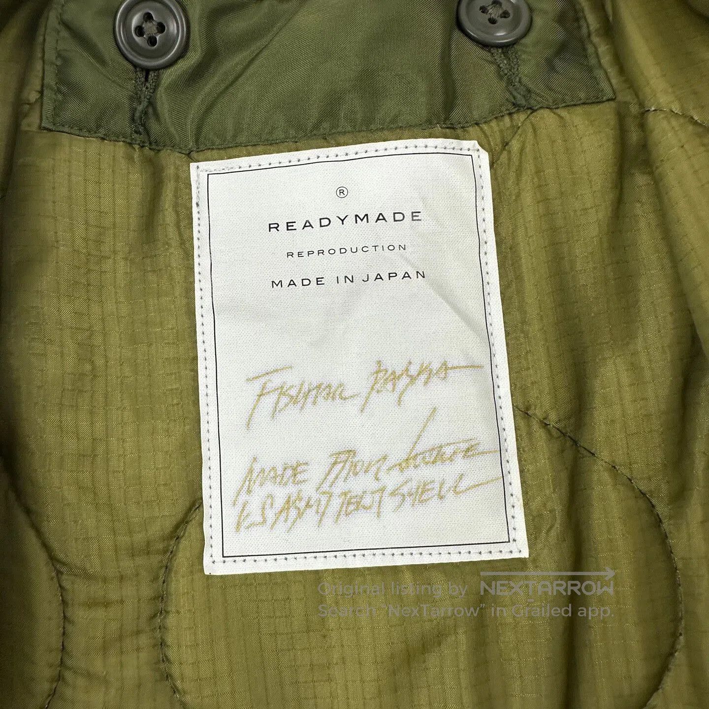 Japanese Brand Long Fishtail Parka with Detachable Lining. Size US M / EU 48-50 / 2 - 7 Thumbnail