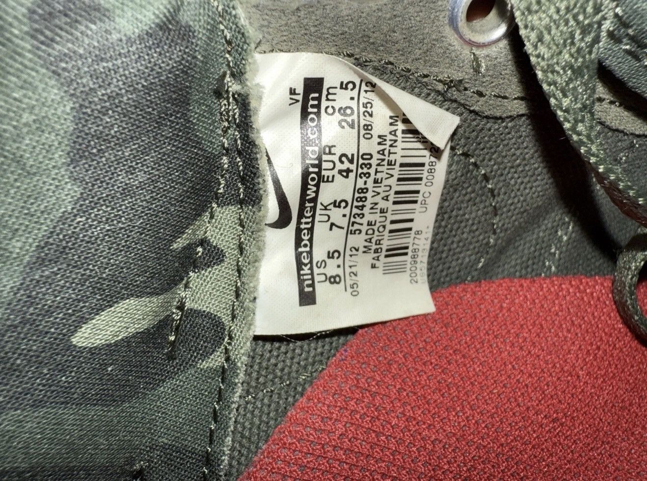 Nike × Supreme Camo AF1 Size US 8.5 / EU 41-42 - 7 Thumbnail