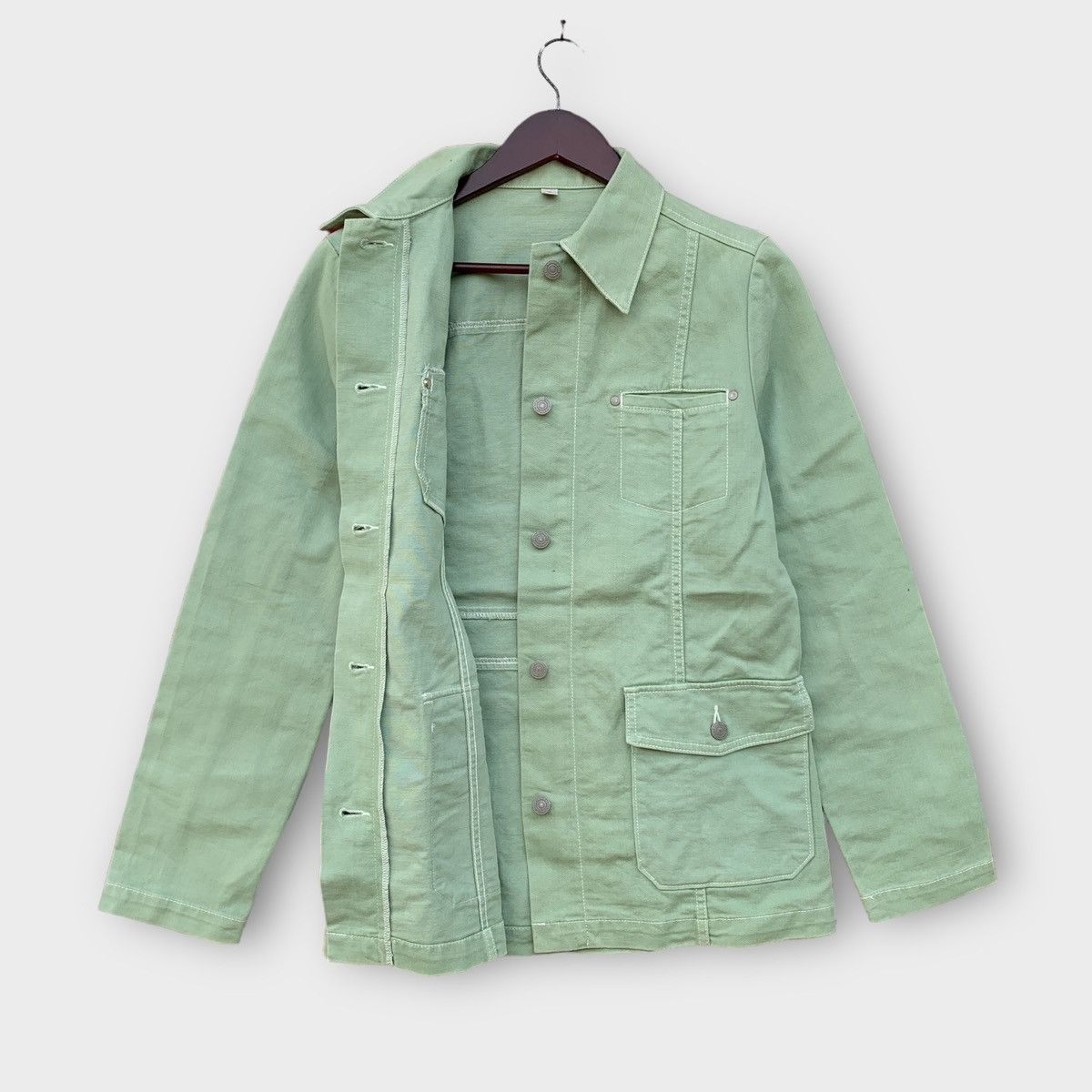 Uniqlo Vintage Uniqlo Chore Button Jacket Size US S / EU 44-46 / 1 - 4 Thumbnail