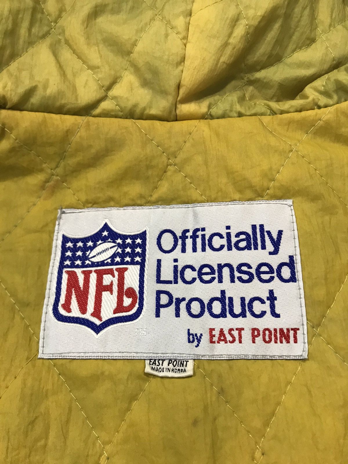 NFL NFL Viking Team Hooded Jacket Quilted Padded Inner Big Logo Size US XL / EU 56 / 4 - 10 Thumbnail