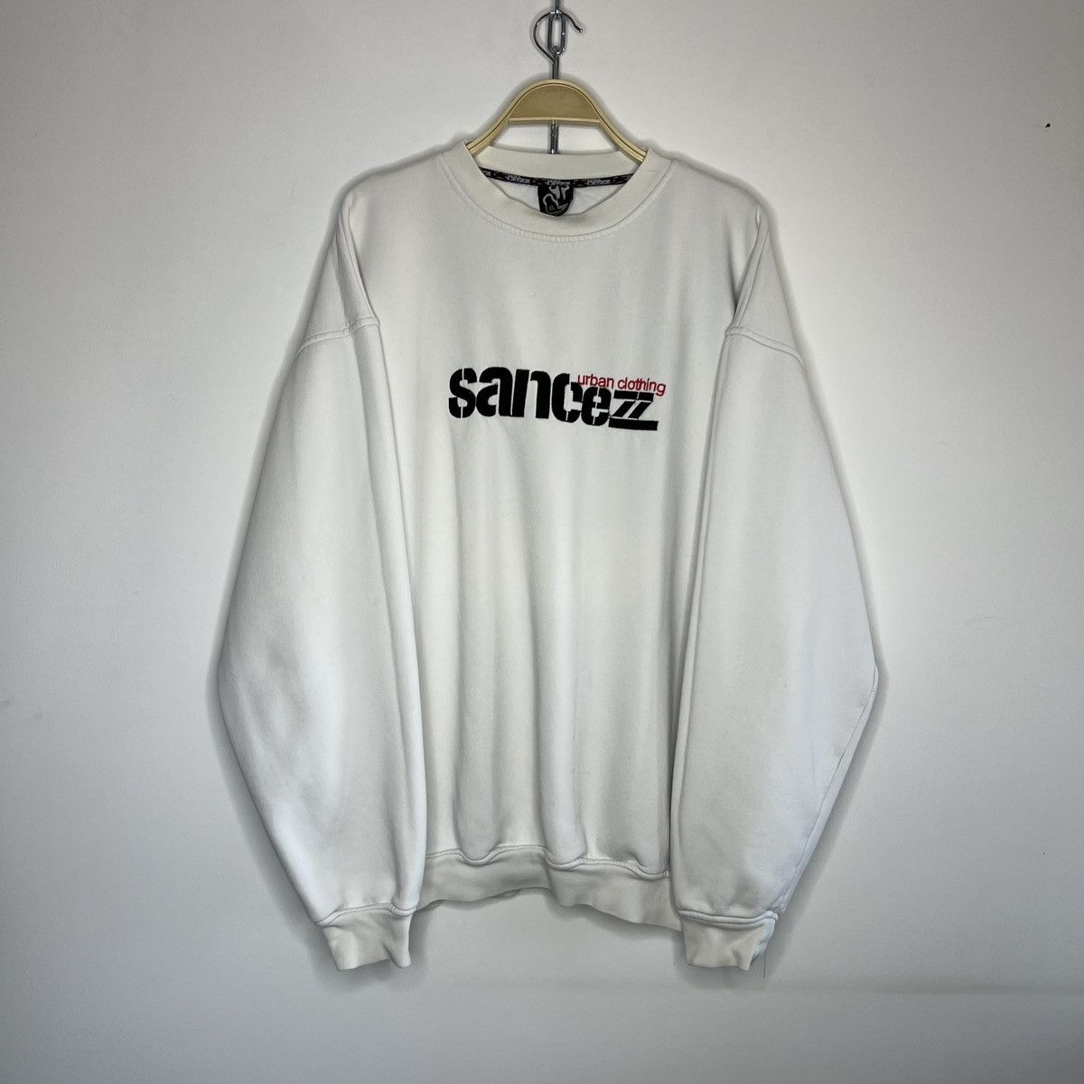 Vintage × Wu-Tang Clan Vintage Sancezz Heavy Weight Boxy Crewneck Sweatshirt 90s Size US XL / EU 56 / 4 - 1 Thumbnail