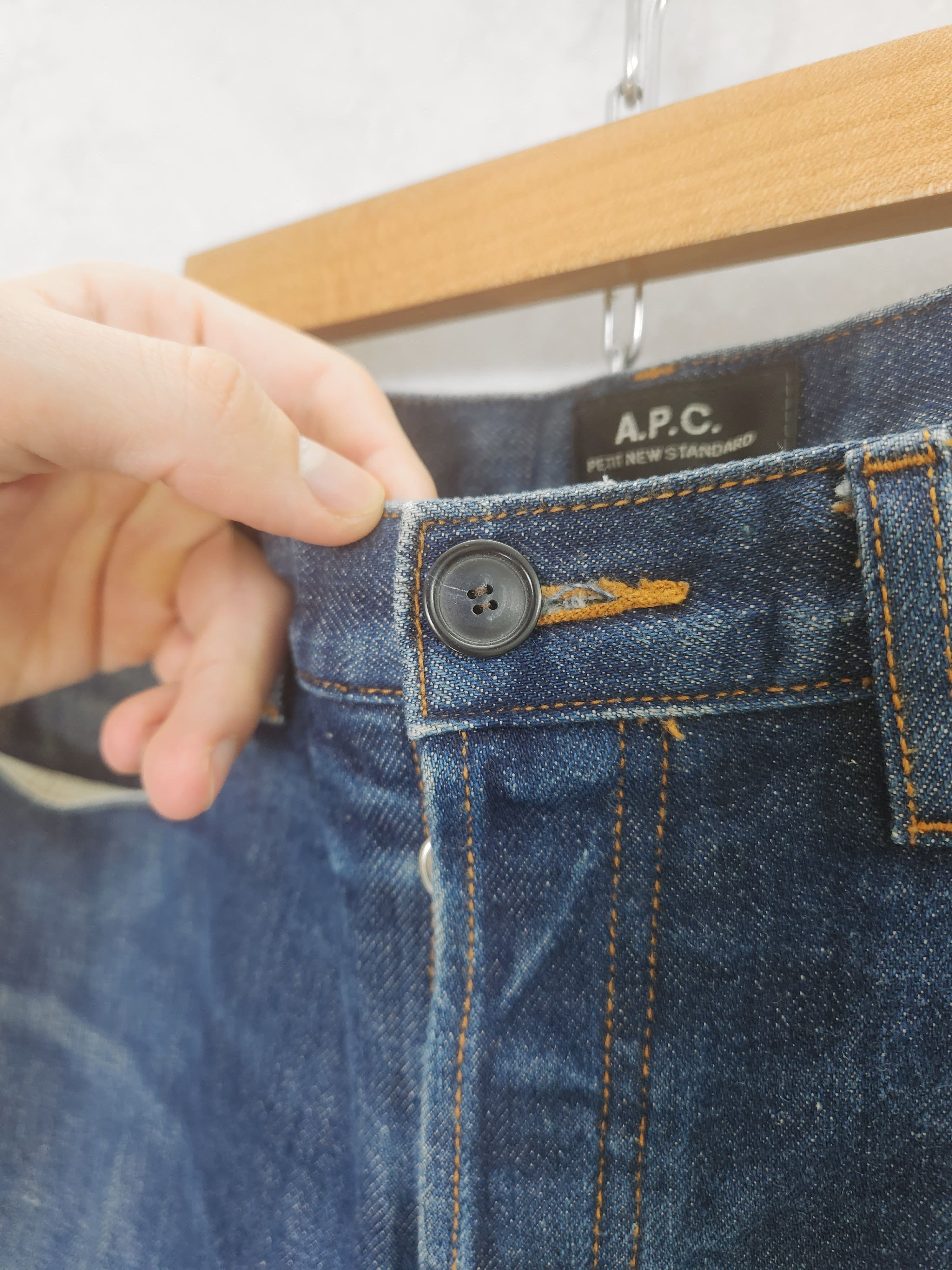 A.P.C. APC denim straight blue jeans size 32 Size US 32 / EU 48 - 10 Thumbnail