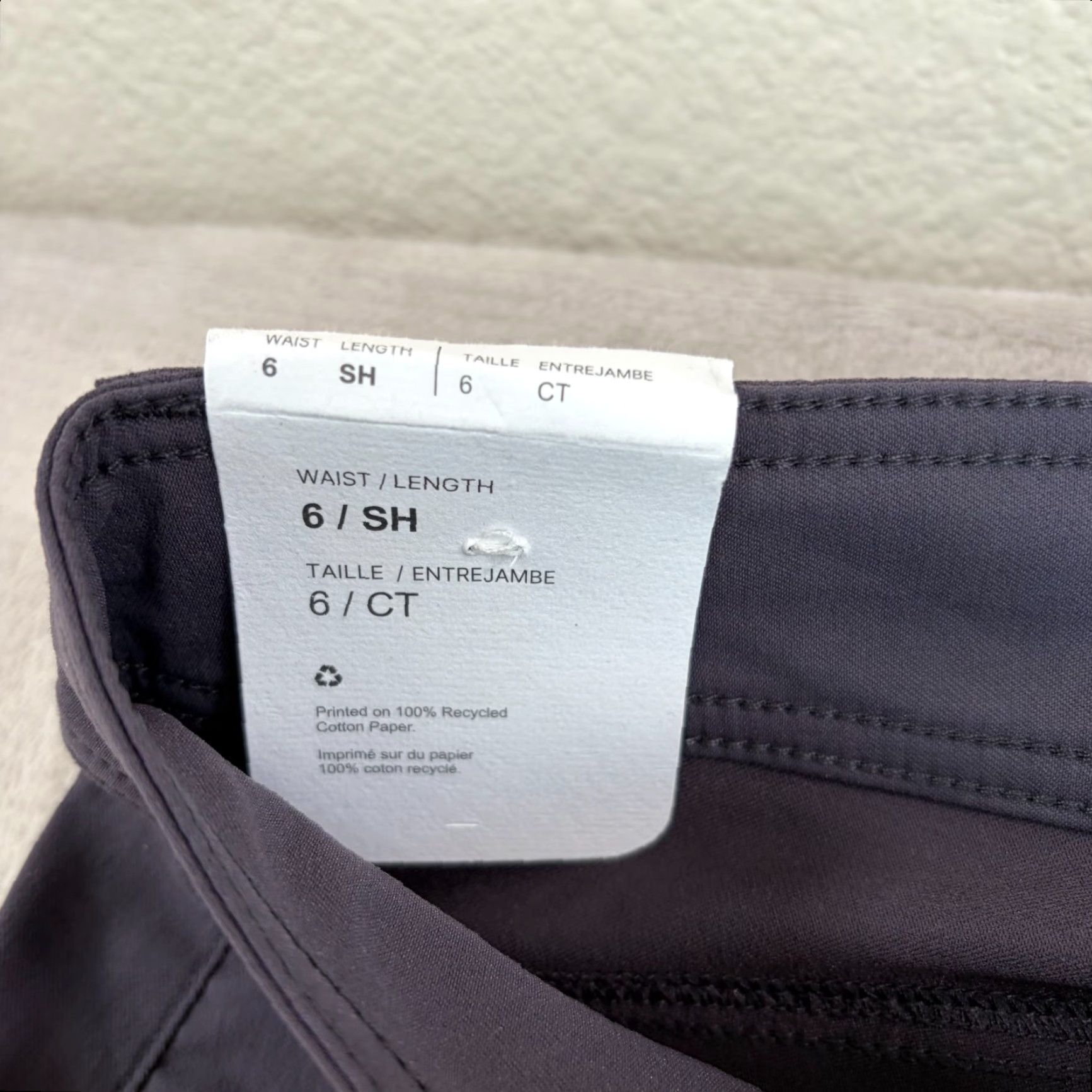 Prana prAna Halle Pants Women 6 Straight Nylon Stretch Hiking Outdoor NWT Coal Gray Pants Athletic Outdoor Women 6 Size 28" / US 6 / IT 42 - 7 Thumbnail