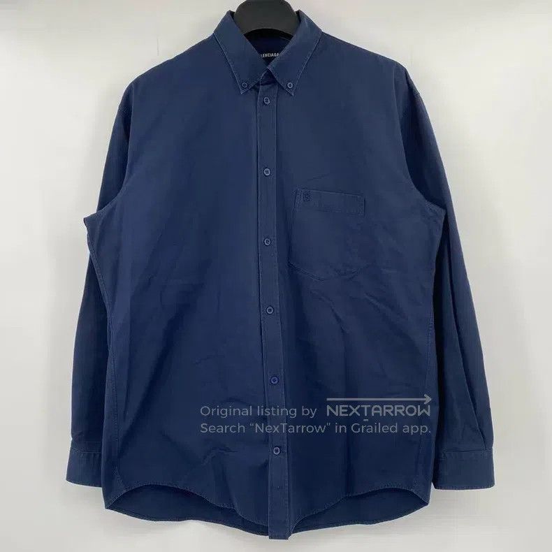 Balenciaga Balenciaga Back mailbox letter long-sleeve shirt Size US XXS / EU 40 - 2 Thumbnail