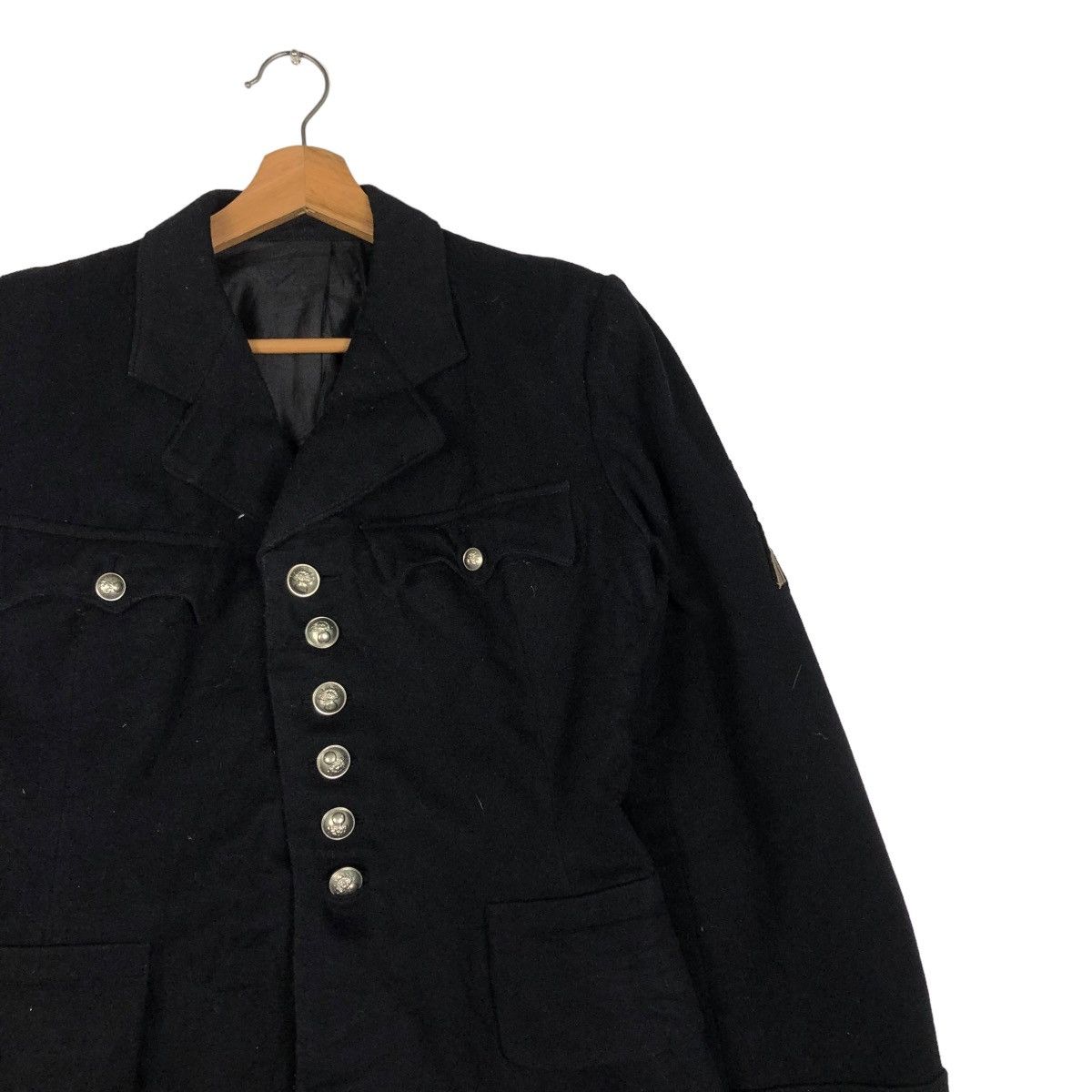Vintage 🔥TRUE VINTAGE 60’s WOOL BUTTON JACKET MILITARY WEAR ARMY Size US M / EU 48-50 / 2 - 8 Thumbnail