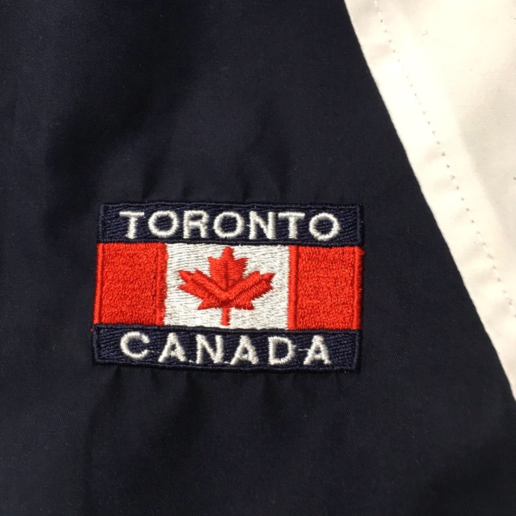 Vintage VINTAGE batini Windbreaker Jacket Mens XL Blue Embroidered 90s University Casual Relaxed Fit Size US XL / EU 56 / 4 - 3 Thumbnail