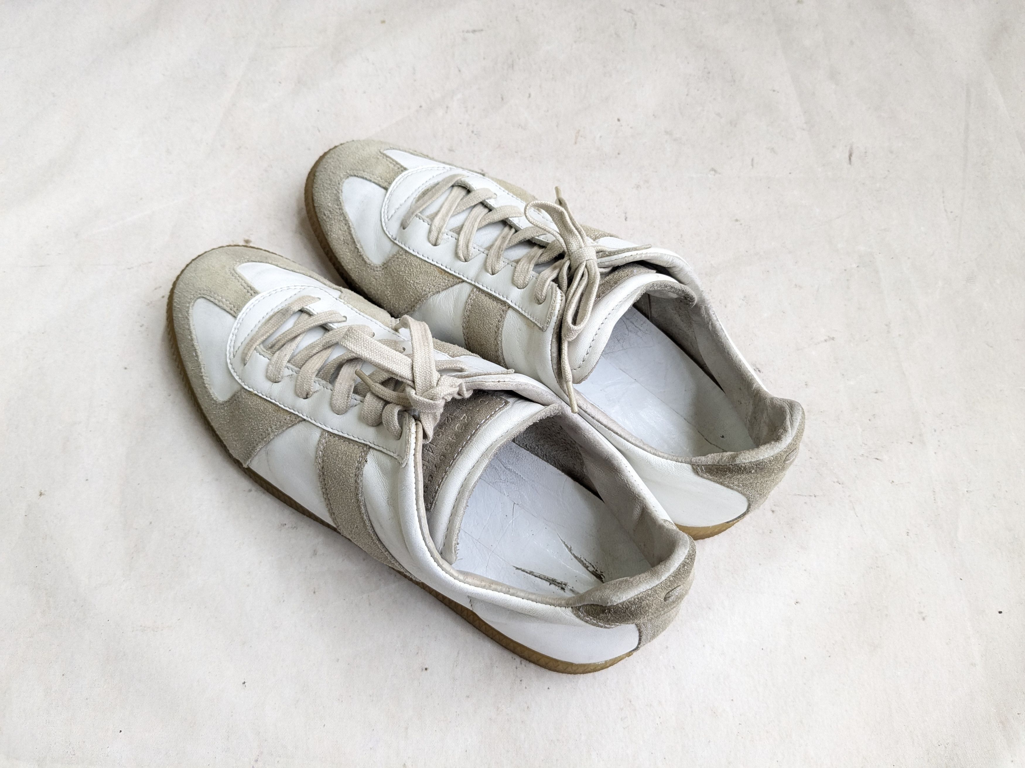Maison Margiela Margiela GAT Replica White Gray 9 42 Low Tops Size US 9 / EU 42 - 14 Thumbnail
