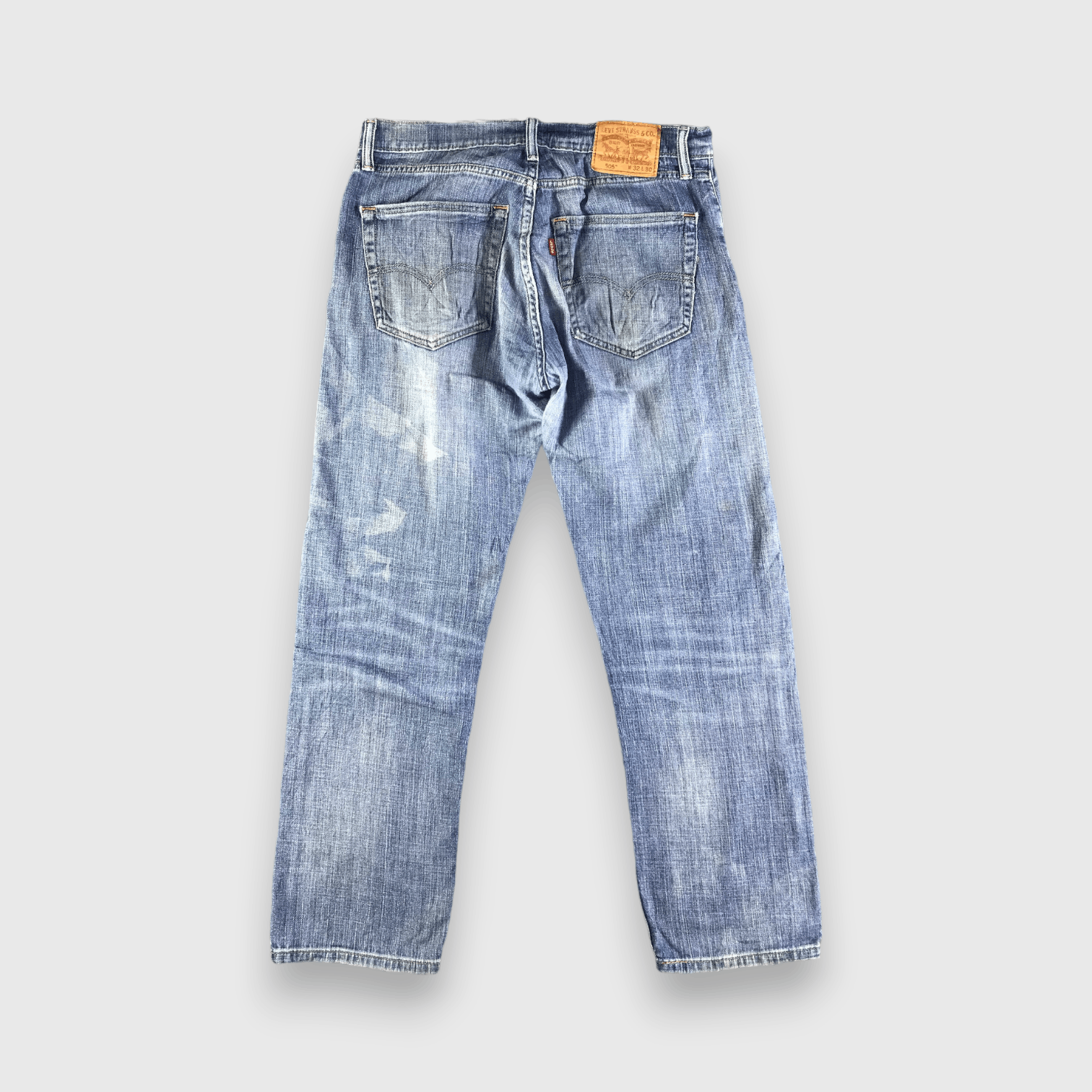 Levi's Vintage Blue Wash Levis 505 Jeans-J4287 Size US 34 / EU 50 - 2 Thumbnail