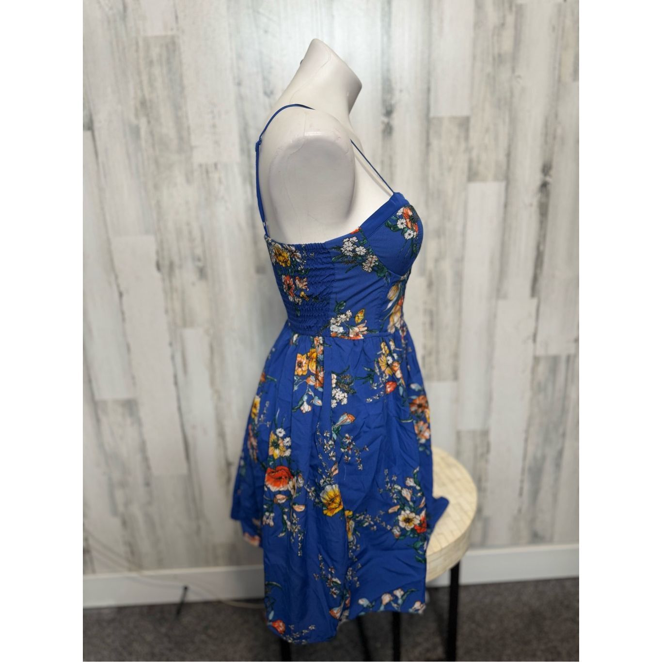 Other Band of Gypsies Blue Floral Sundress Fit & Flare | Size Smal Size S / US 4 / IT 40 - 5 Thumbnail