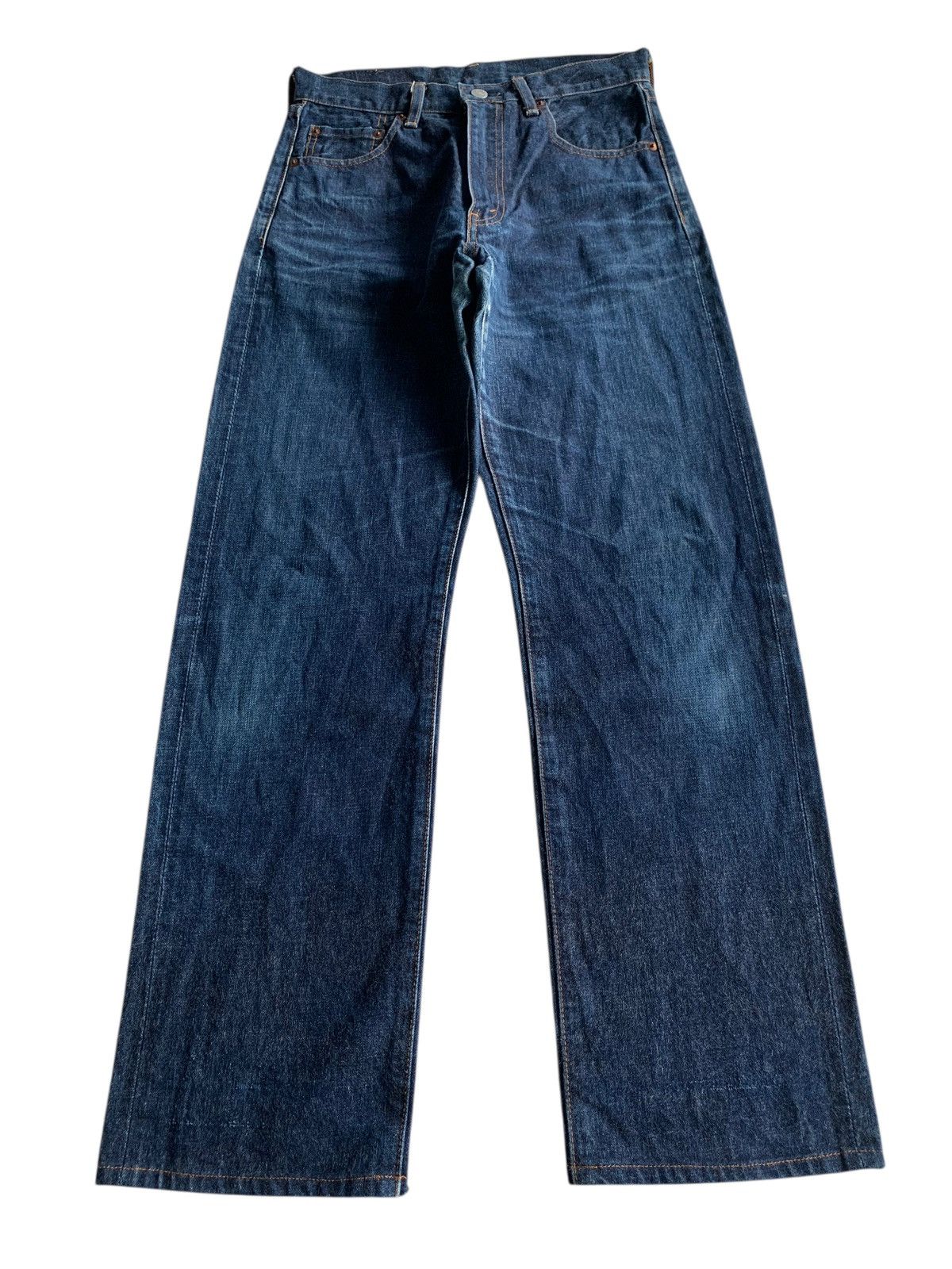 Kapital VINTAGE LEVIS BIG E 502 SELVEDGE DISTRESSED DENIM Size US 28 / EU 44 - 3 Thumbnail