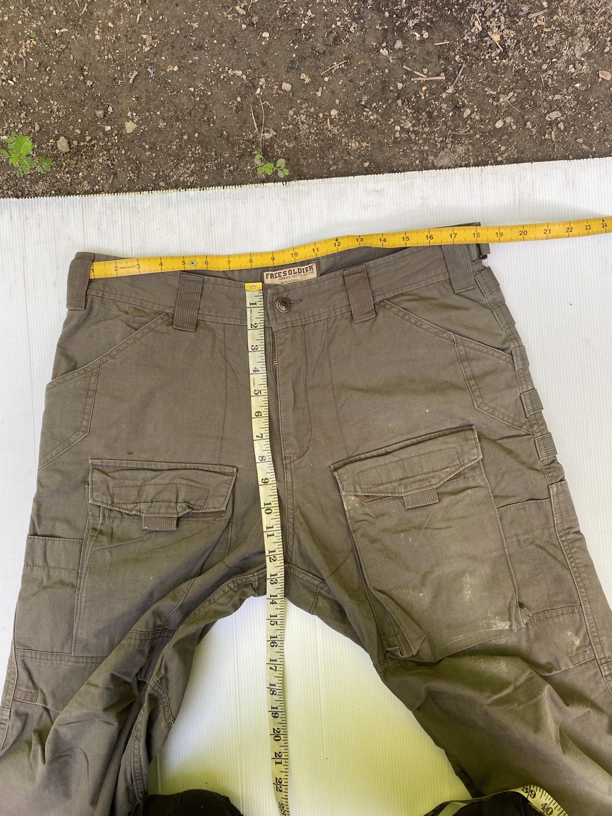 If Six Was Nine × Japanese Brand × Vintage Vintage Free soldier multi pocket cargo pants Size US 36 / EU 52 - 10 Thumbnail