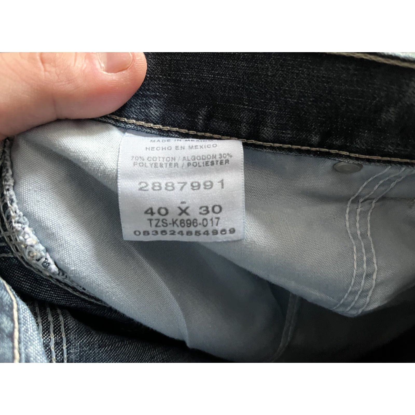 Lee VINTAGE Lee Jeans Relaxed Baggy Straight 40x30 Blue Denim Carpenter Mens Size US 40 / EU 56 - 5 Thumbnail