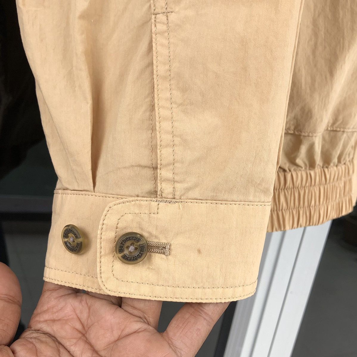Burberry Vintage Burberrys Embroidered Logo Light Zipper Jacket Size US M / EU 48-50 / 2 - 17 Thumbnail