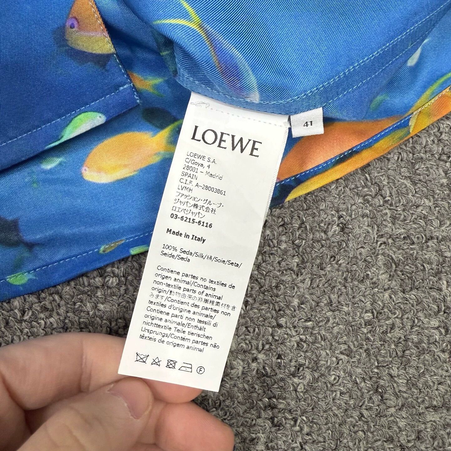 Loewe Loewe ocean embroidery long-sleeve shirt unused tags 41 Size US XS / EU 42 / 0 - 4 Thumbnail