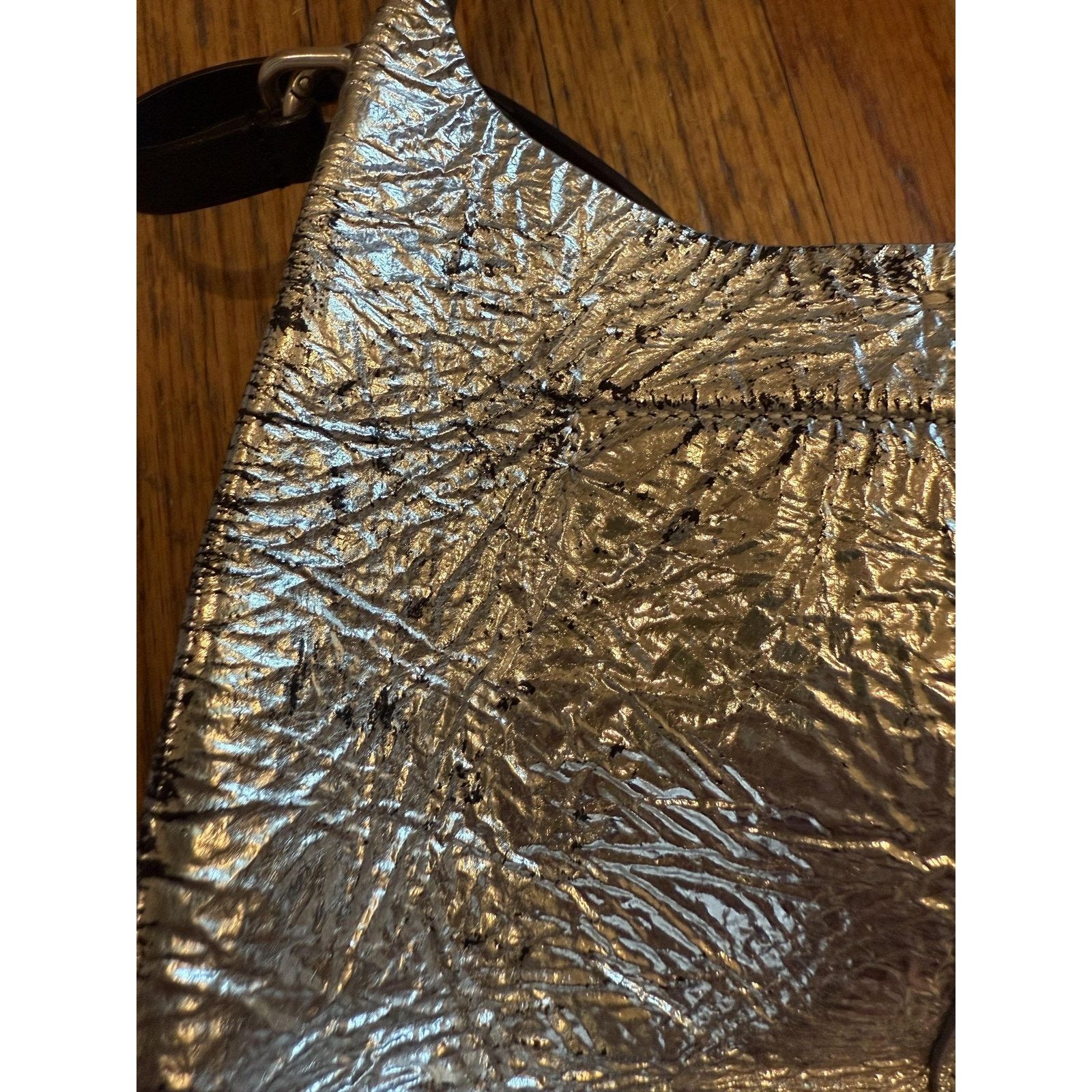 Rag & Bone Rag & Bone Crossbody Bag Metallic Textured Leather Size ONE SIZE - 10 Thumbnail