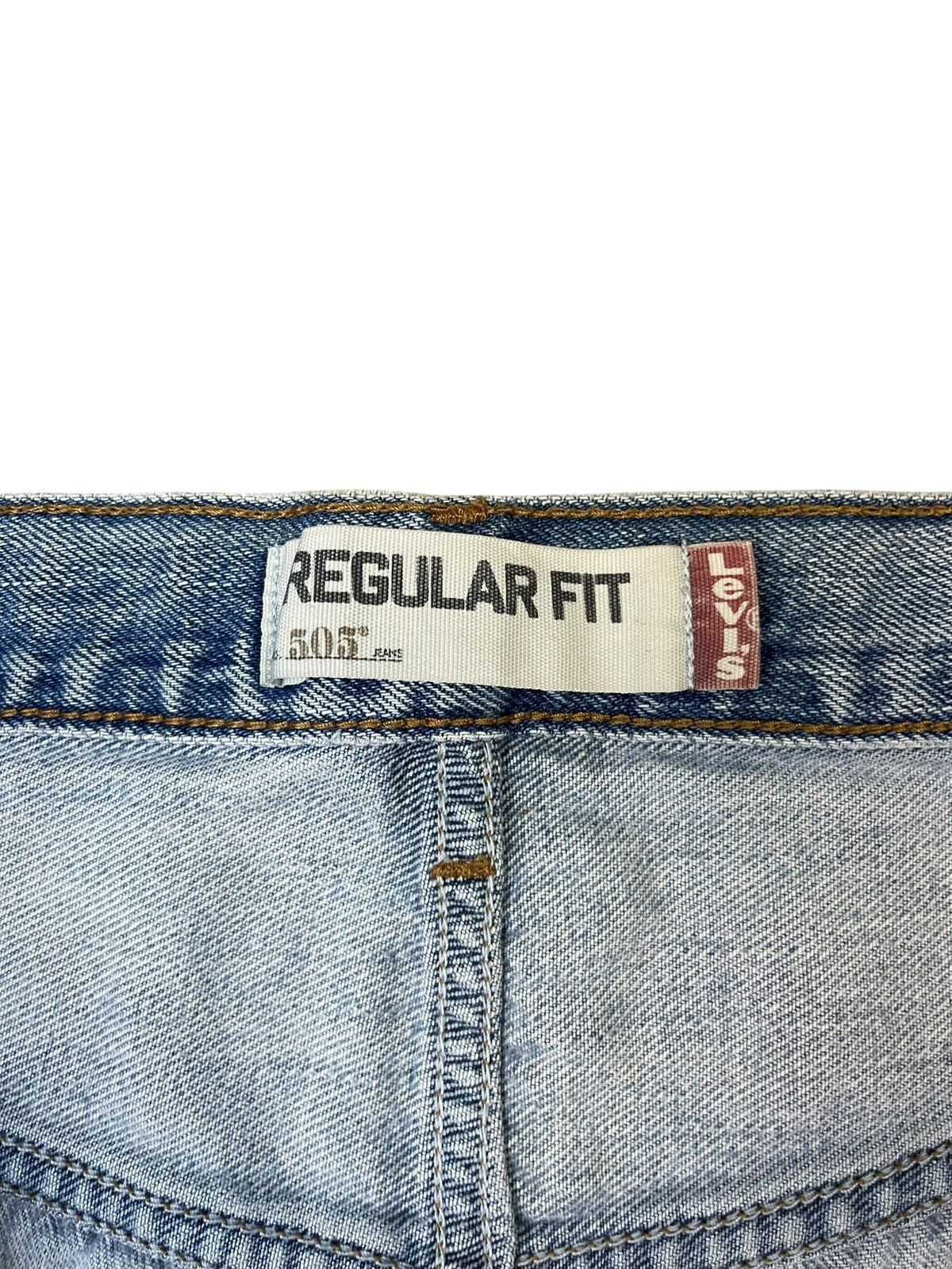 Levi's Vintage Levi’s 505 Regular Fit Jeans Streetwear Size US 38 / EU 54 - 6 Thumbnail