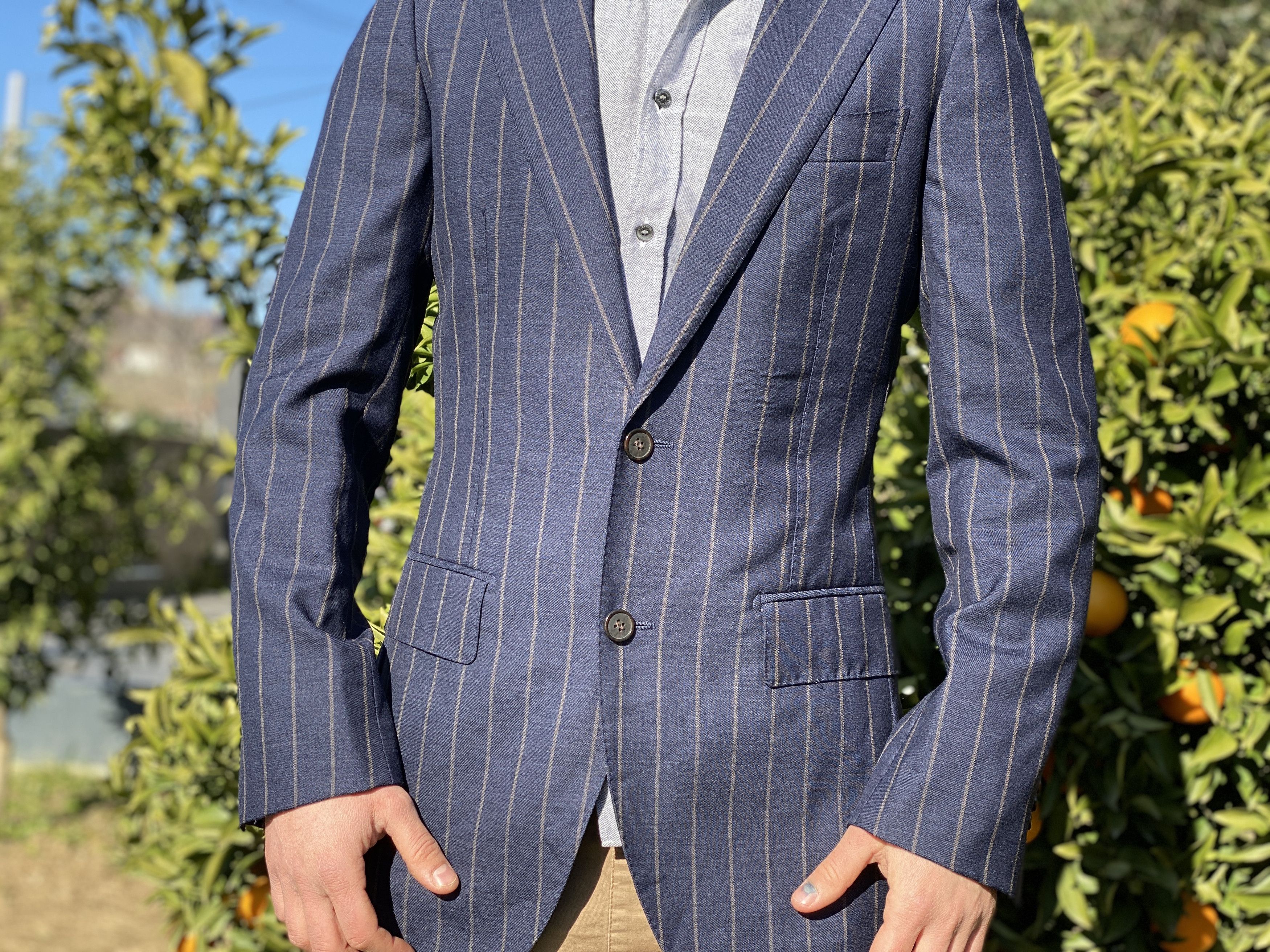 Suitsupply Suit Supply Vitale Barberis Canonico Lazio Suit Size 38 L 48 Size 38R - 10 Thumbnail