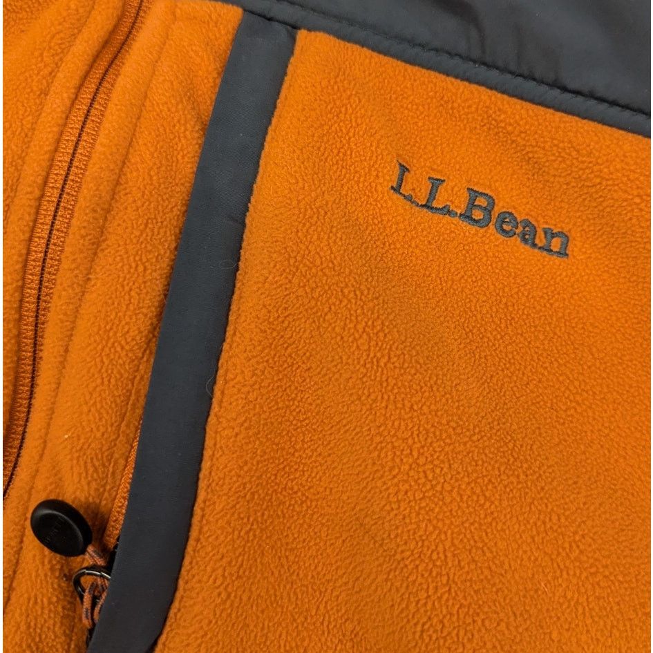 L.L. Bean L.L. Bean essential orange and black tech fleece sweater Size US XL / EU 56 / 4 - 2 Thumbnail