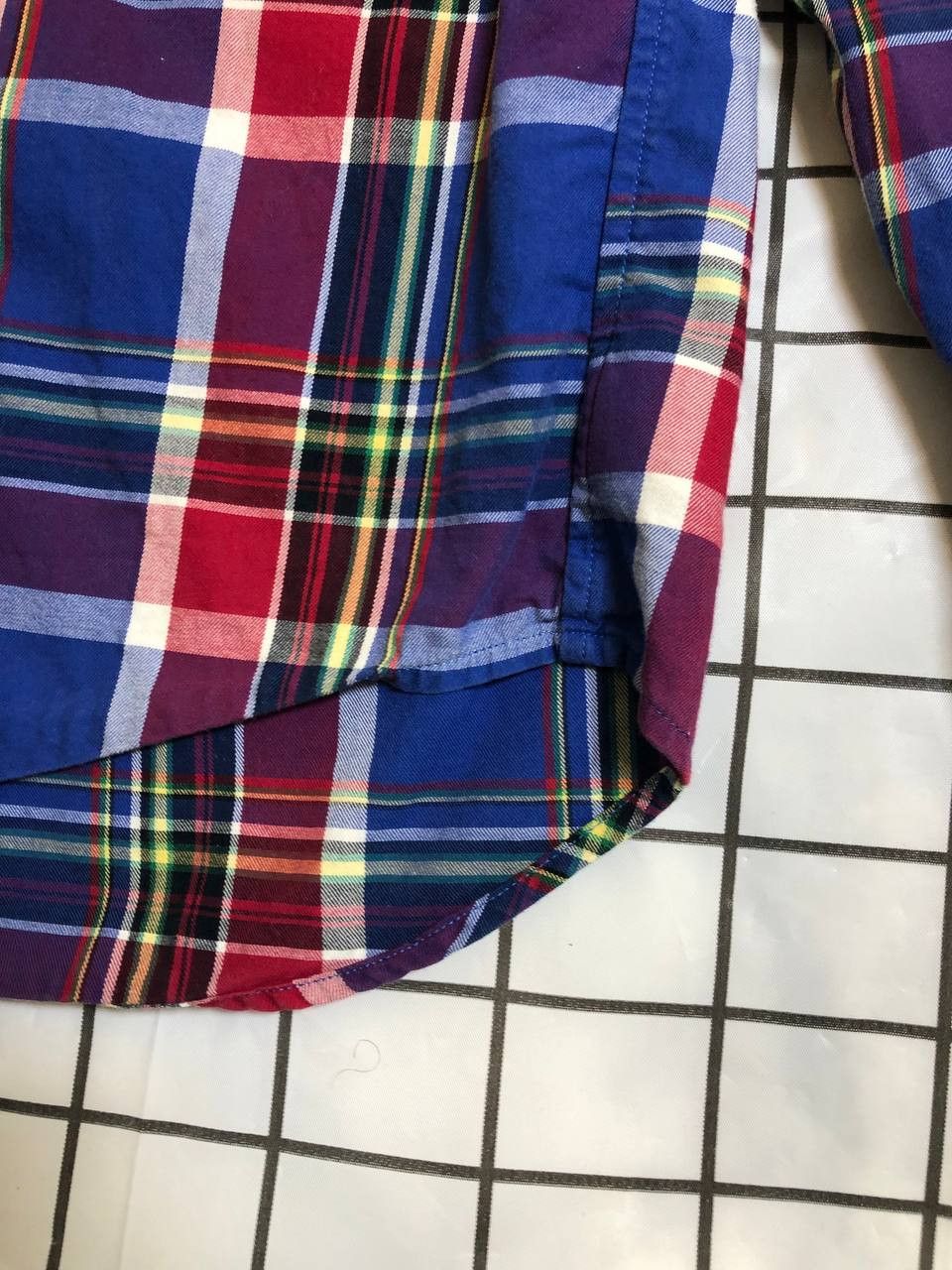 Polo Ralph Lauren Ralph Lauren Mens Shirt Plaid Madras Color Block Colored Size US S / EU 44-46 / 1 - 2 Thumbnail