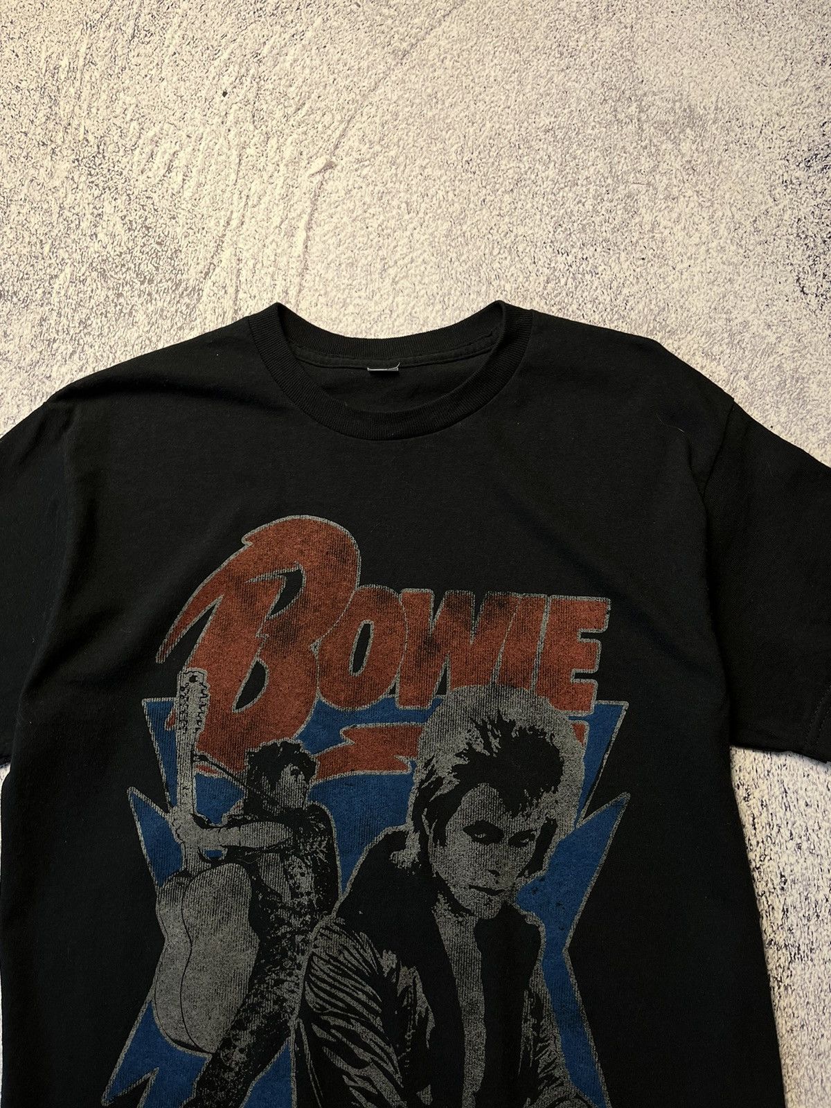 Band Tees David Bowie Ziggy Stardust 1972 World Tour T Shirt Rare Size US M / EU 48-50 / 2 - 8 Thumbnail