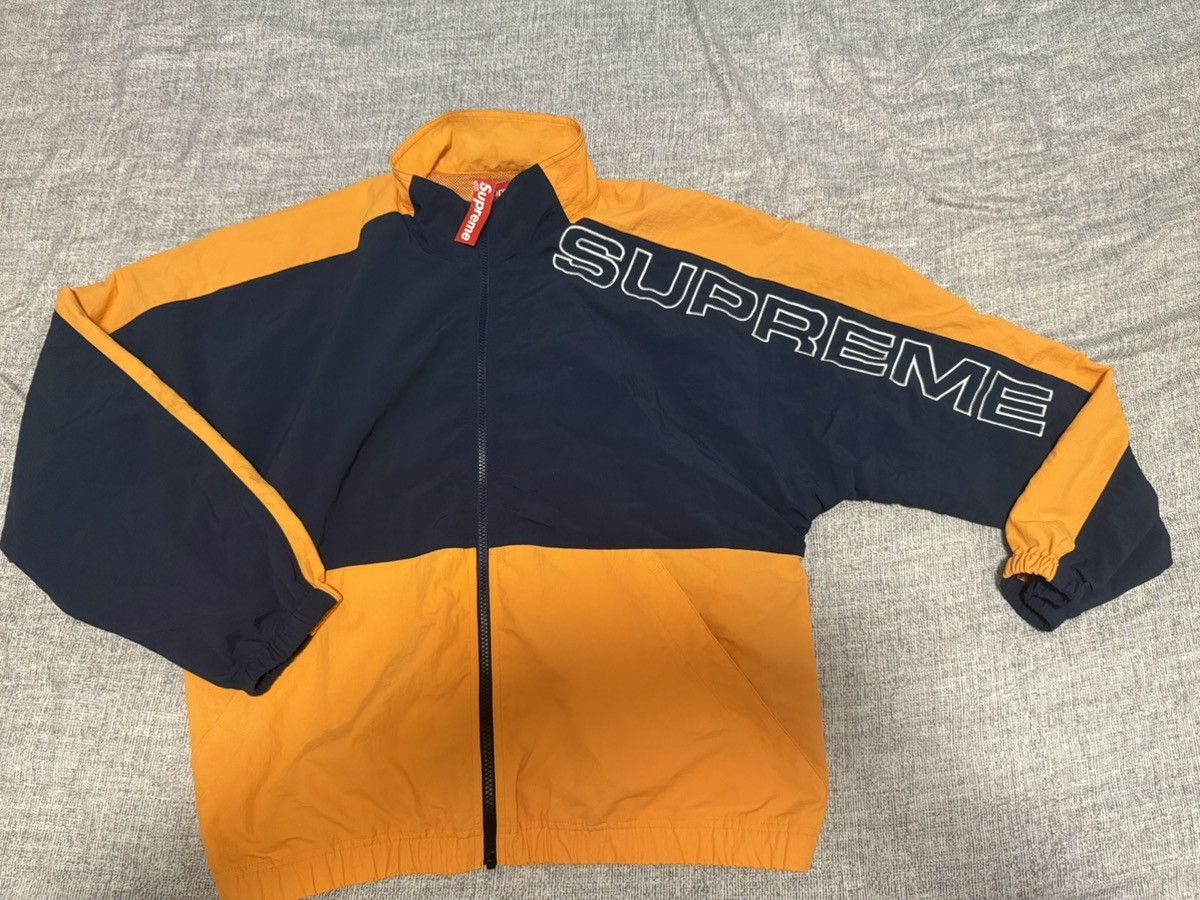 Supreme Supreme ss17 spilt track Jacket orange blue Size US M / EU 48-50 / 2 - 1 Thumbnail