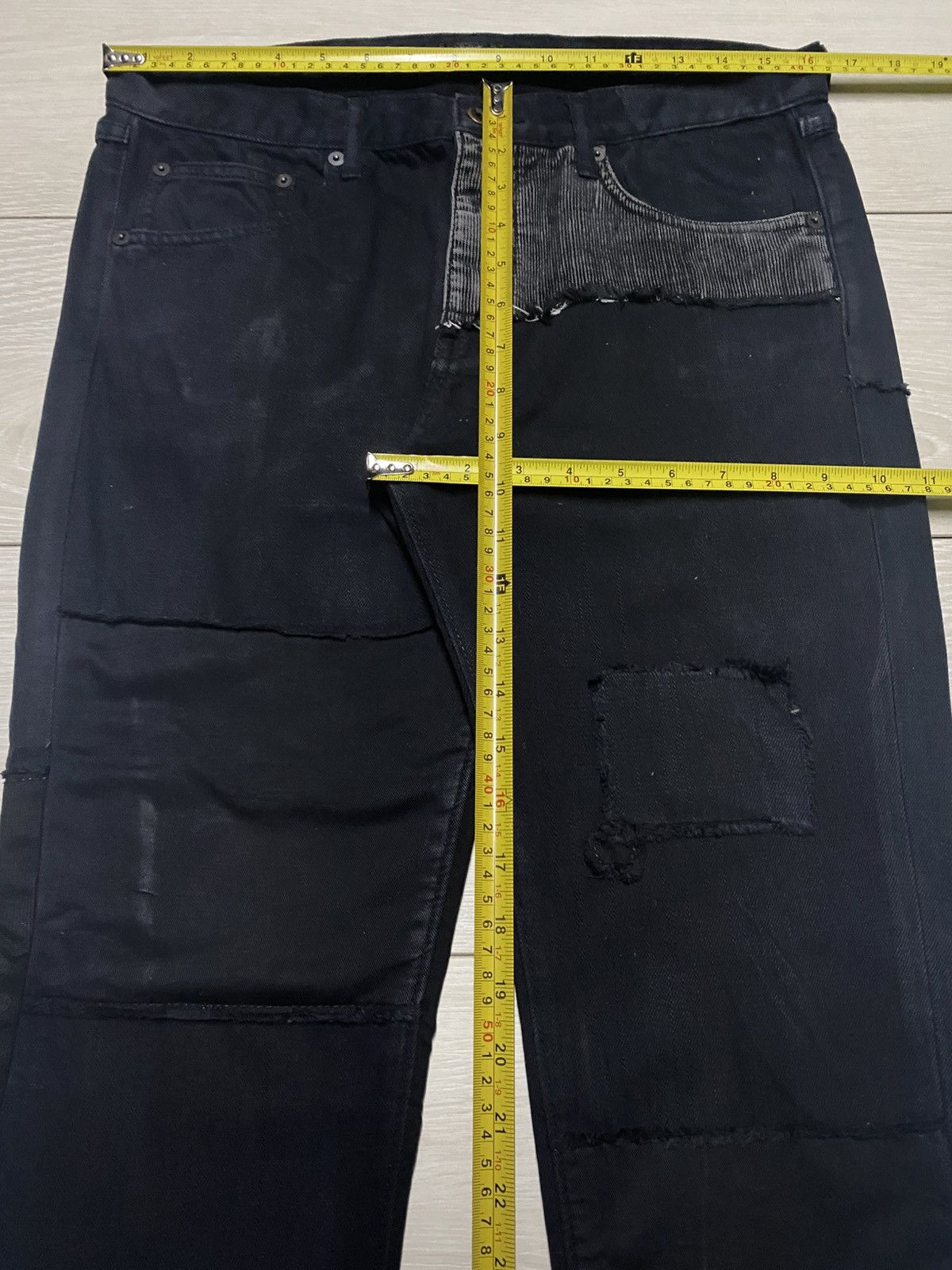 NANO universe Vintage Nano Univers Black Denim Skinny Style Jeans Size US 32 / EU 48 - 15 Thumbnail