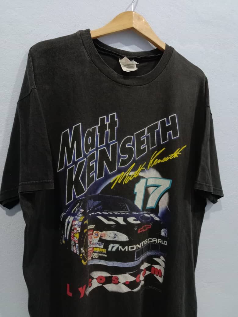 Vintage VINTAGE 90’S NASCAR MATT KENSETH OVERPRINT TEES SIZE XL Size US XL / EU 56 / 4 - 3 Thumbnail