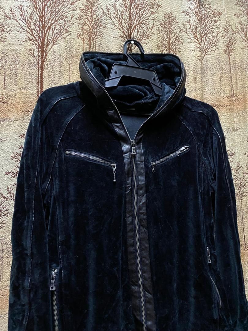semanticdesign Velvet Jacket Semantic Design Gothic Leather Full Zipper Size US M / EU 48-50 / 2 - 3 Thumbnail