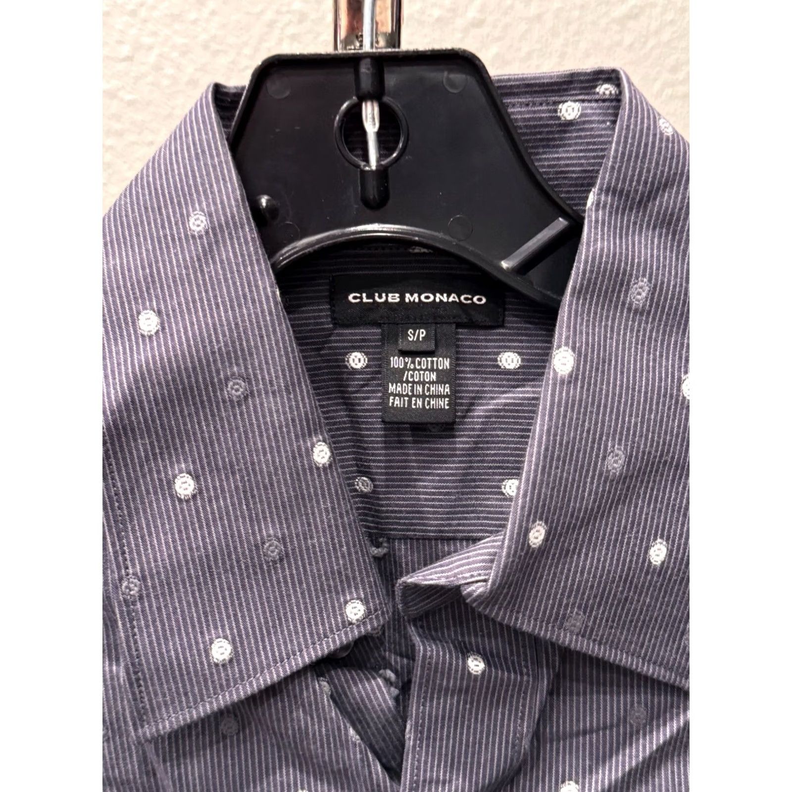 Club Monaco Club Monaco Club LONG SLEEVE SHIRT Small S Sharp Men Mens Size US S / EU 44-46 / 1 - 7 Thumbnail