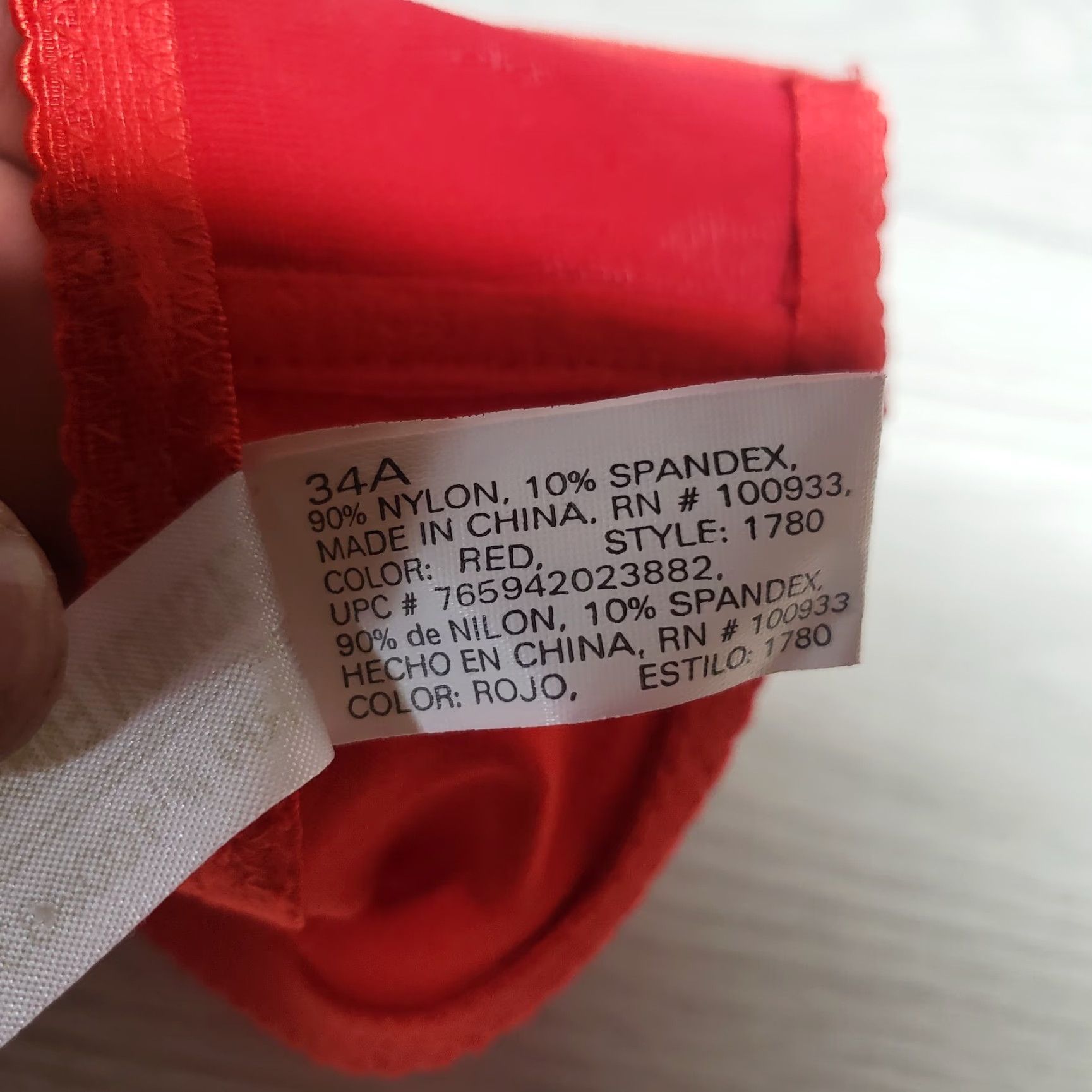 Vintage Fashion Enhancers Bra Red Strapless Women's 34A Shirt Womens 34A Red Strapless Bra Size ONE SIZE - 5 Thumbnail