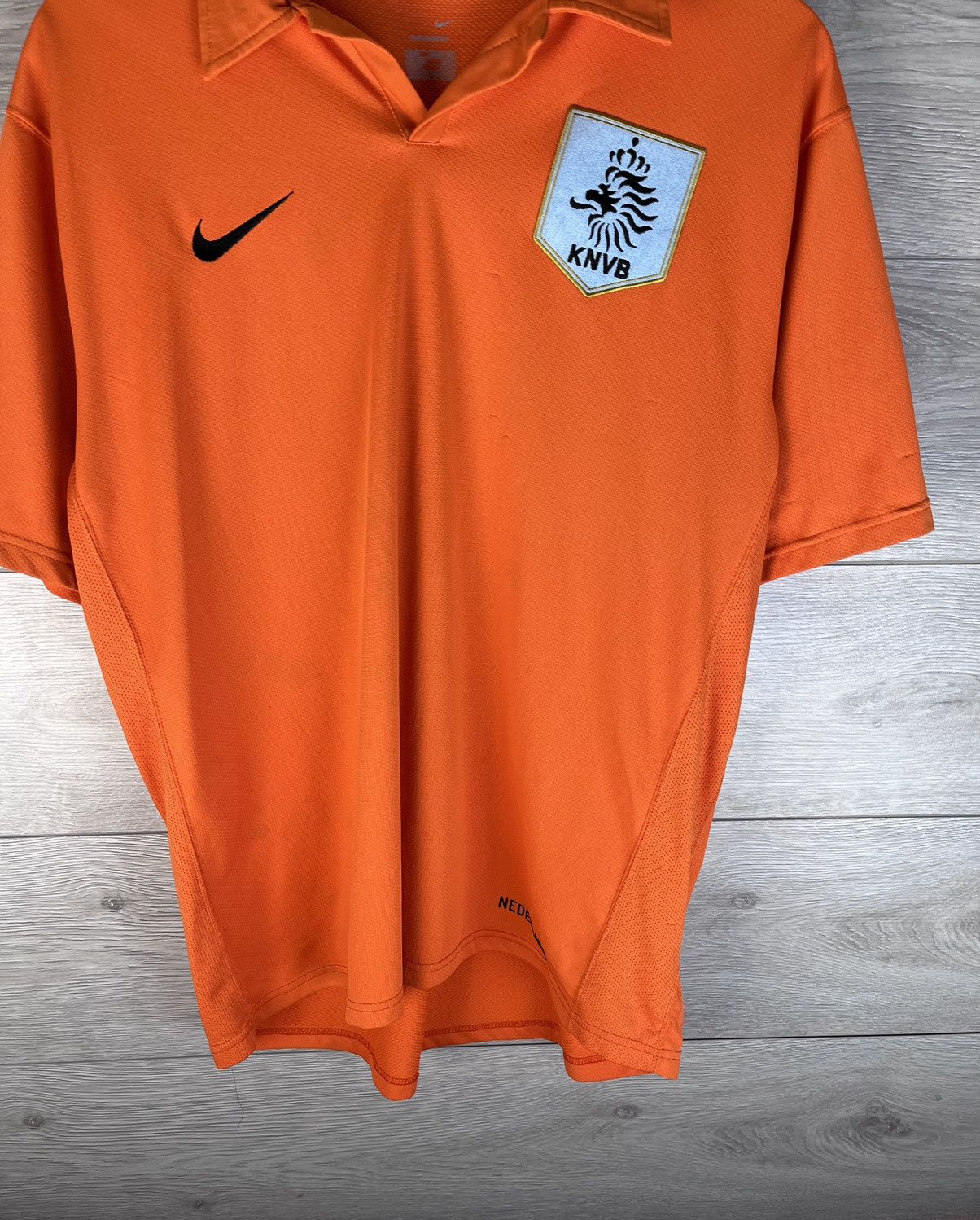Nike Men's Netherlands Home football shirt 2006s Xl #2 Jaliens Size US L / EU 52-54 / 3 - 5 Thumbnail