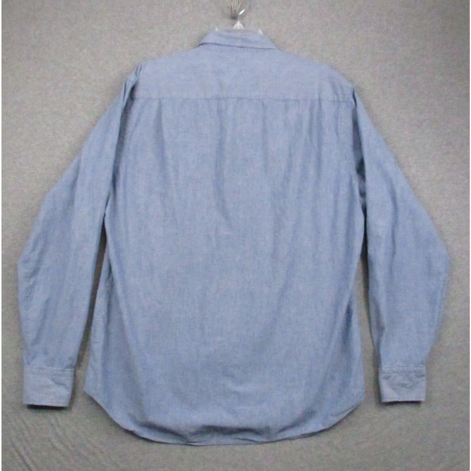 Peter Millar Peter Millar Mens Shirt XL Cotton Blue Long Sleeve Button-Up Shirt Size US XL / EU 56 / 4 - 5 Thumbnail