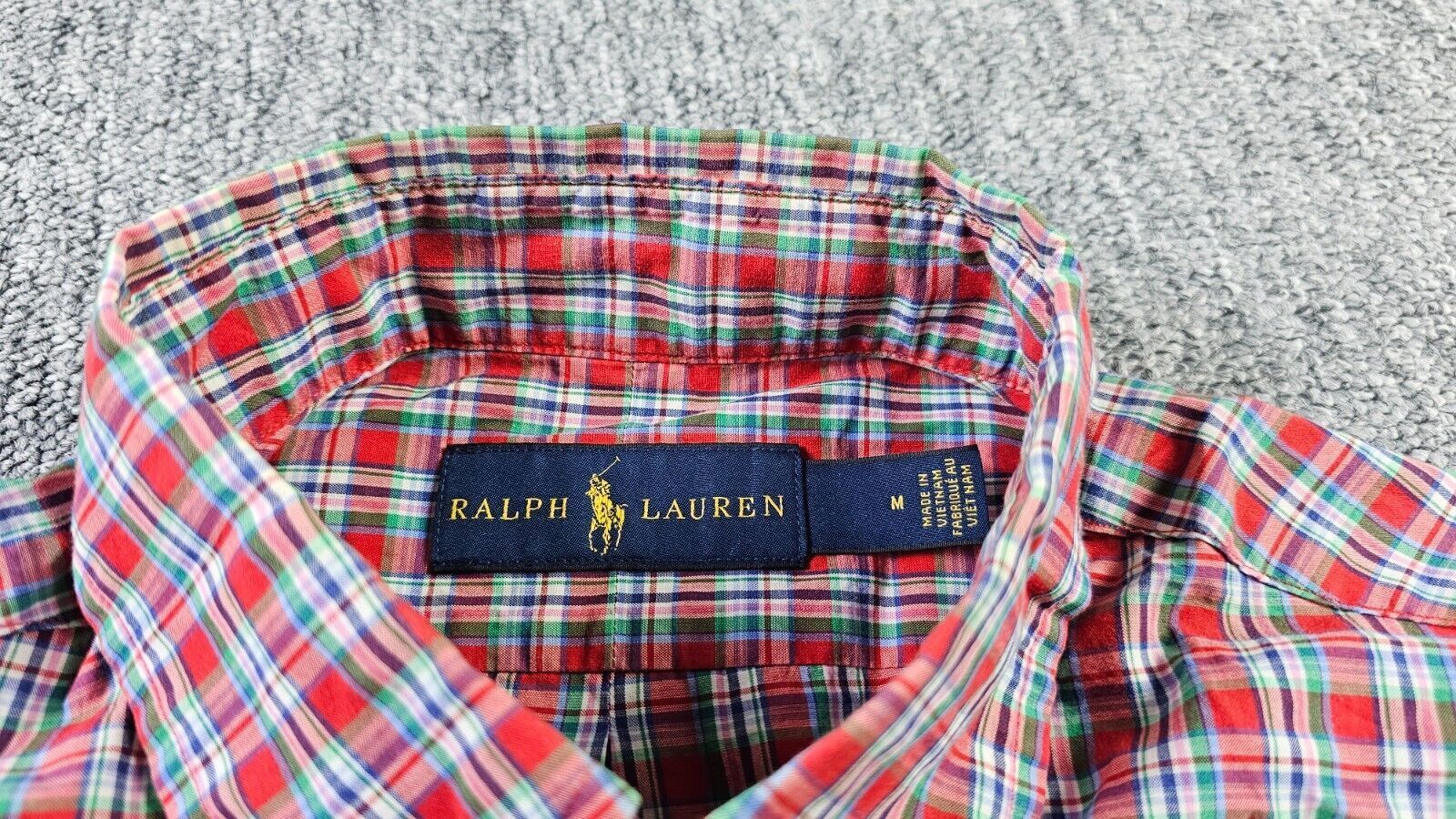 Polo Ralph Lauren Polo Ralph Lauren Custom Fit Plaid Button-Down Shirt M Size US M / EU 48-50 / 2 - 5 Thumbnail