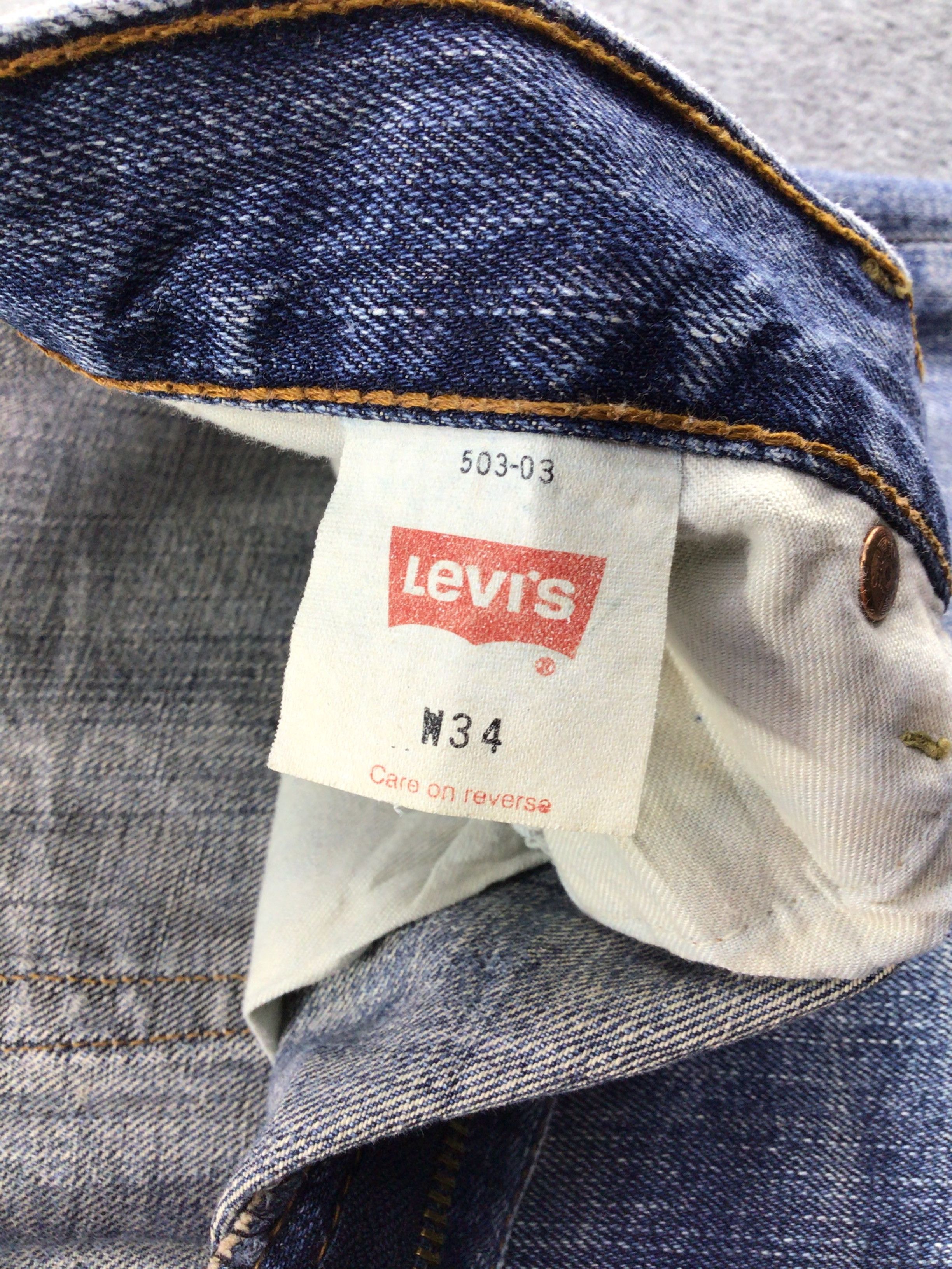 Levi's × Vintage Vintage Levis 503 Jeans-JM462 Size US 34 / EU 50 - 10 Thumbnail